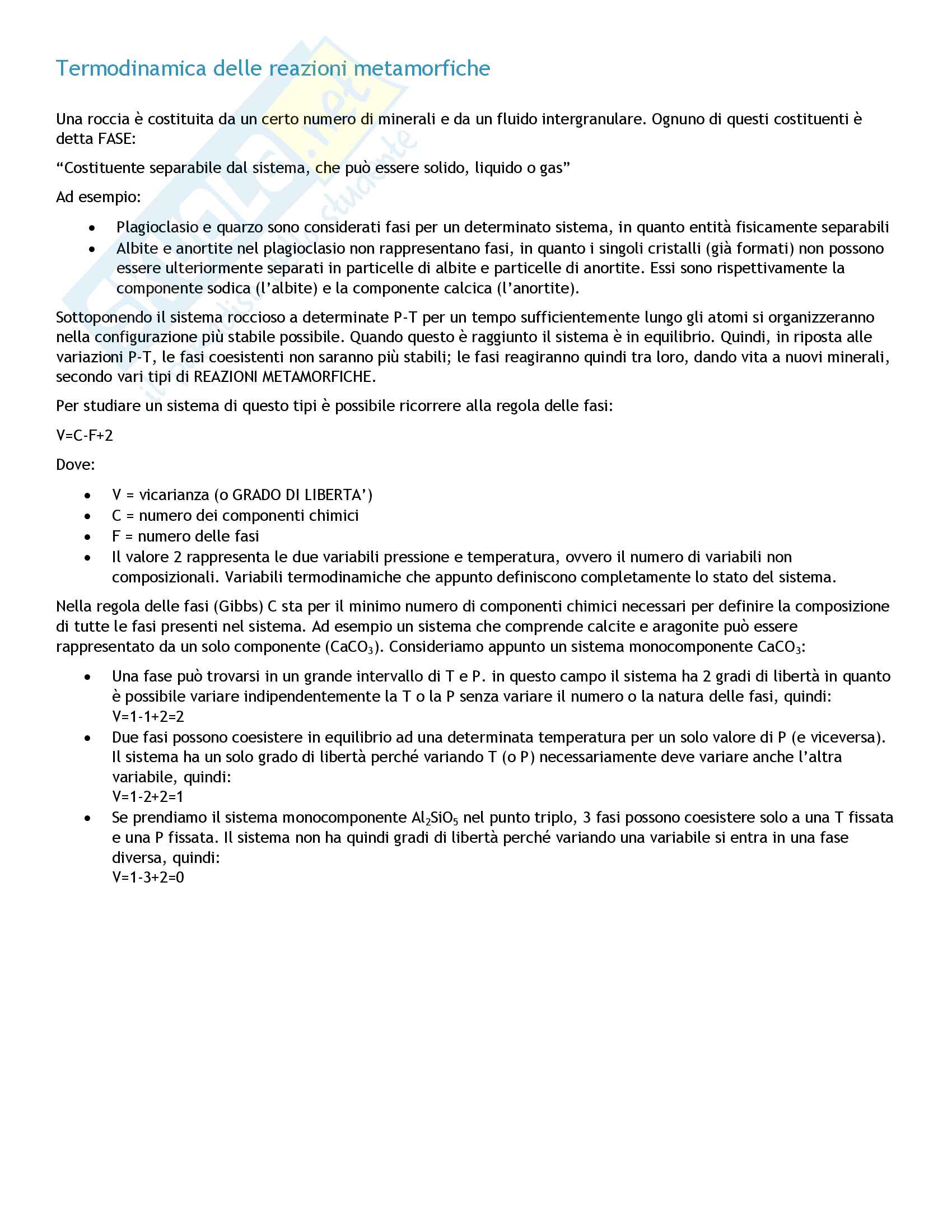 Petrografia del magmatico e metamorfico con accenni di petrologia - Esame petrografia Pag. 106
