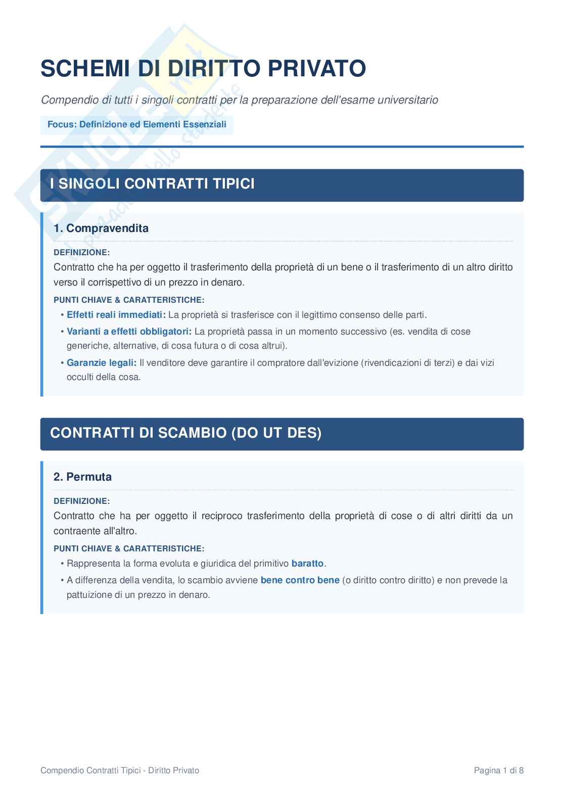 Diritto privato - Parte 2 Pag. 1