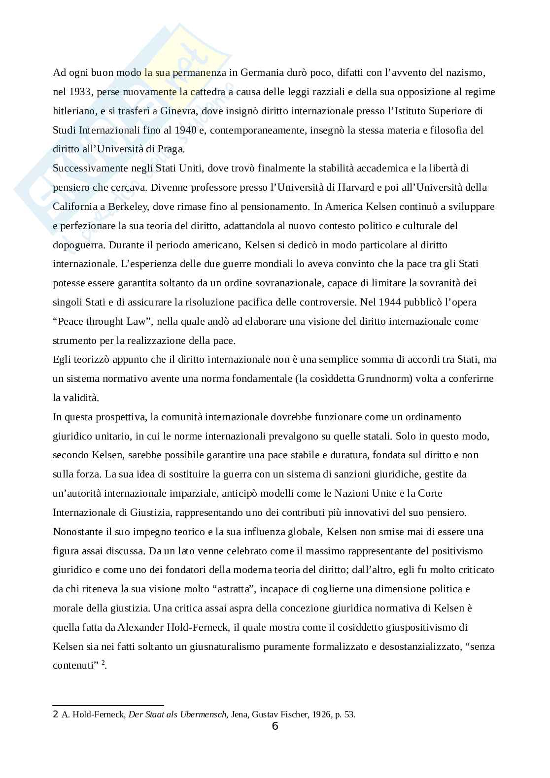 Diritto internazionale: garante di ordine e pace Pag. 6