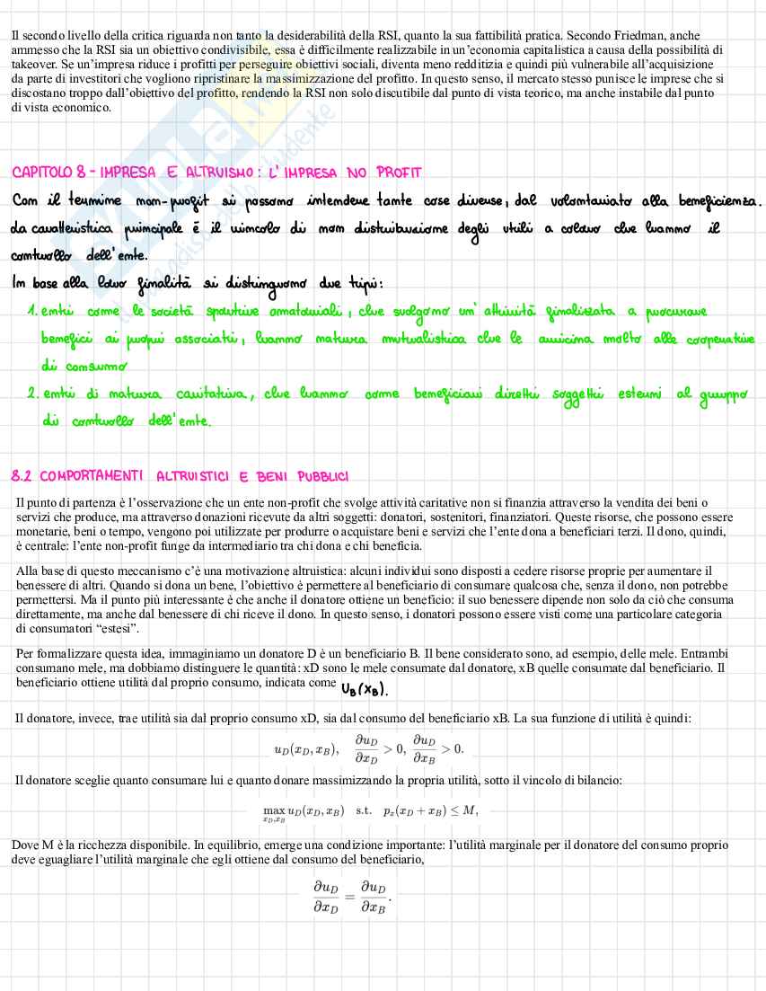 Appunti Economia dell'organizzazione Pag. 11