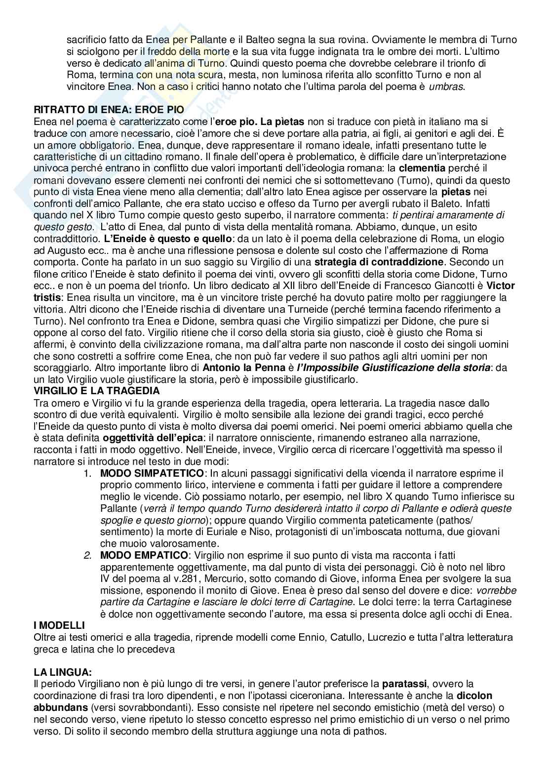 Letteratura latina - traduzioni testi De tranqullitate animi, III Catilinaria,  VIII libro Eneide Pag. 41