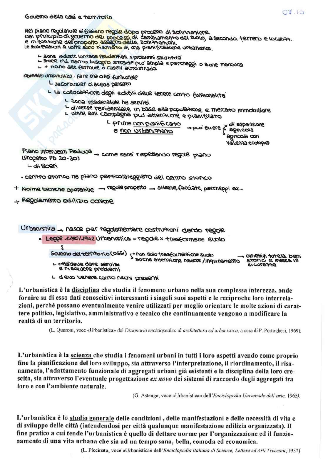 Appunti e schemi di Tecnica e pianificazione urbanistica Pag. 2