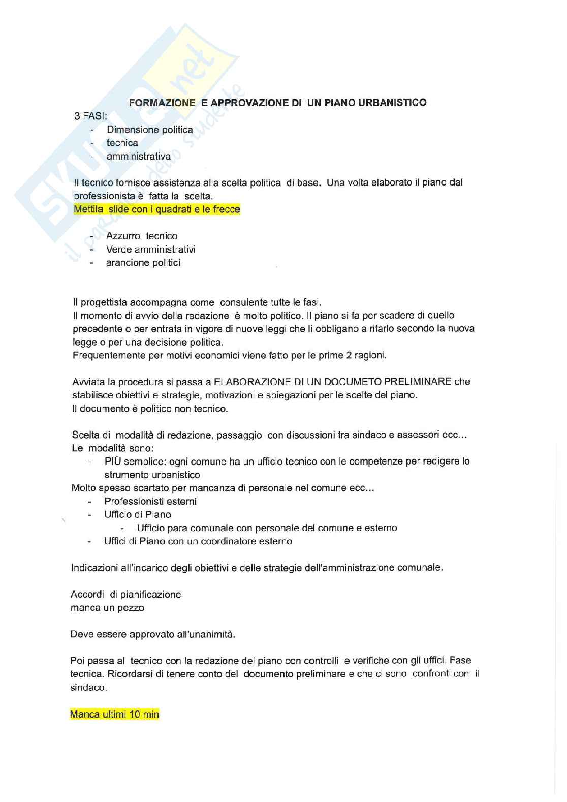 Appunti e schemi di Tecnica e pianificazione urbanistica Pag. 51
