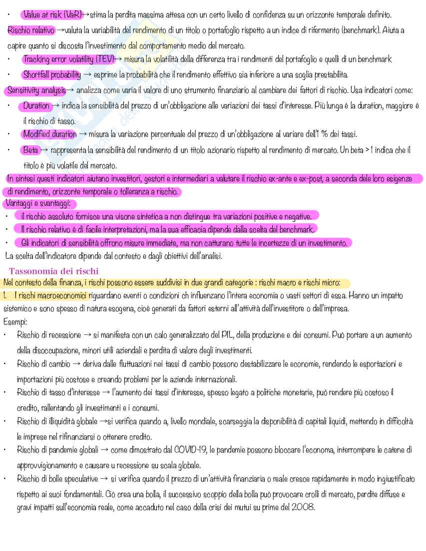Economia degli intermediari finanziari  Pag. 16