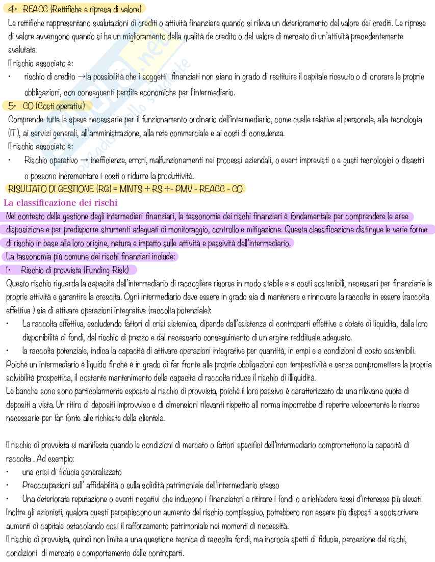 Economia degli intermediari finanziari  Pag. 21