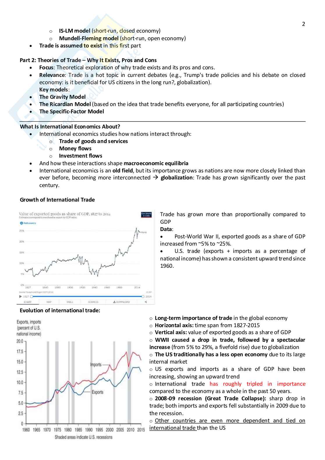 Appunti di International economics Pag. 2