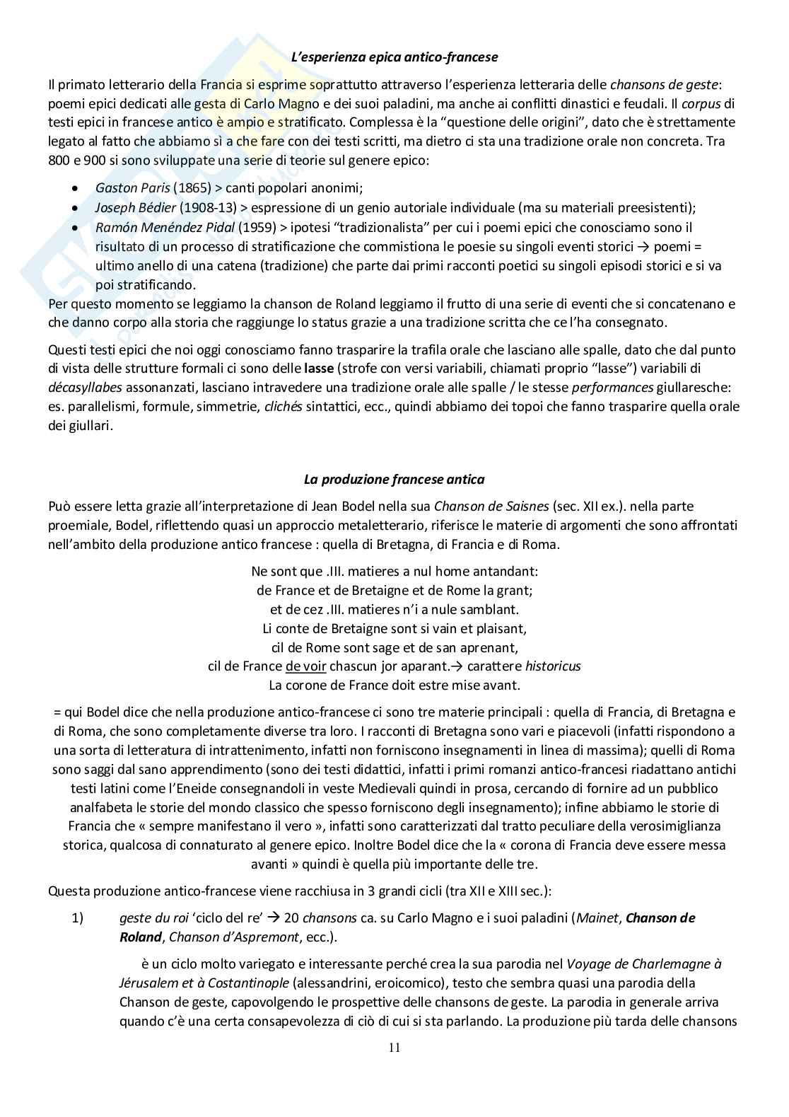 Appunti Letteratura romanza Pag. 11