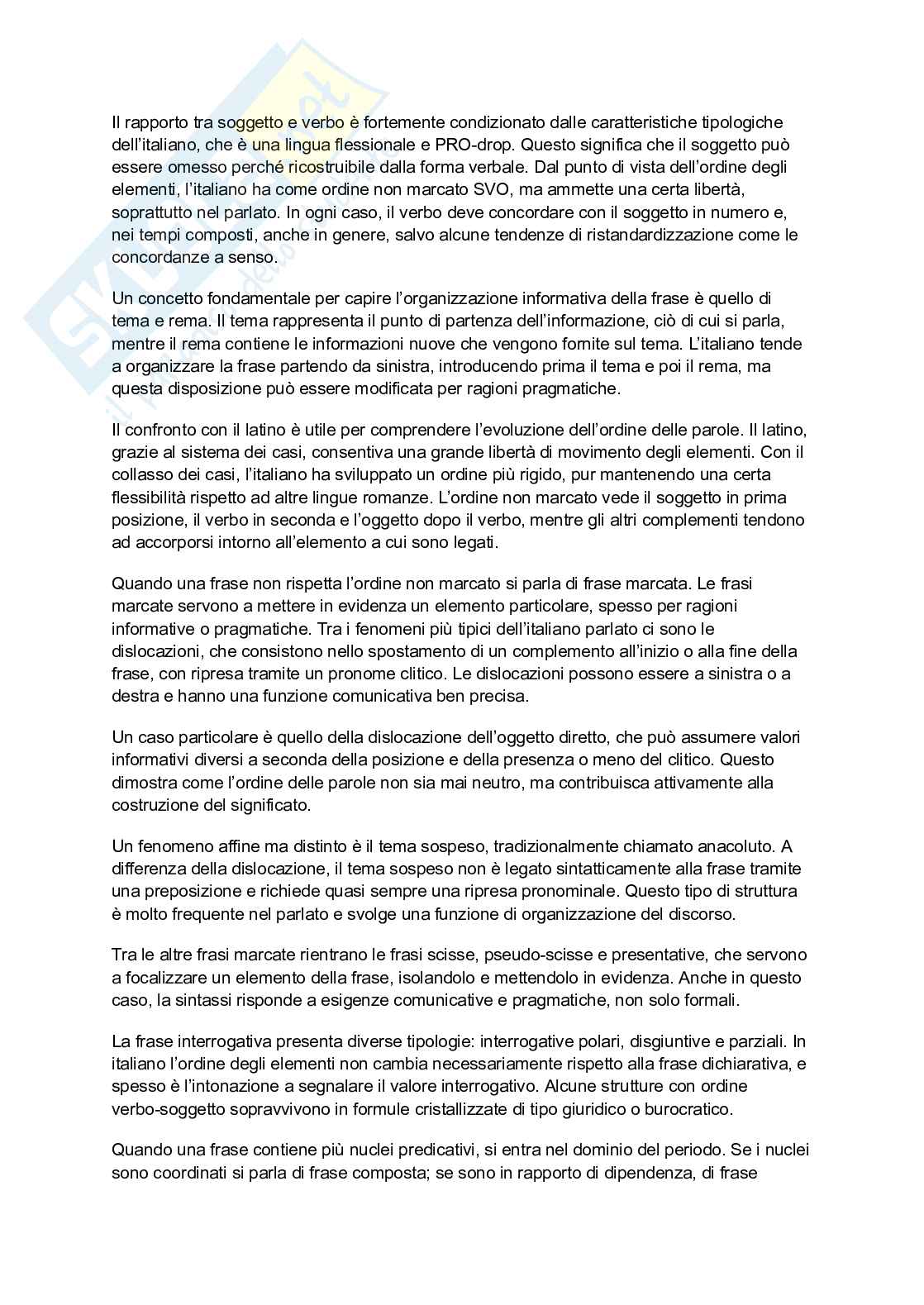 Lingua Italiana – Appunti completi + Ripasso esame scritto Pag. 11