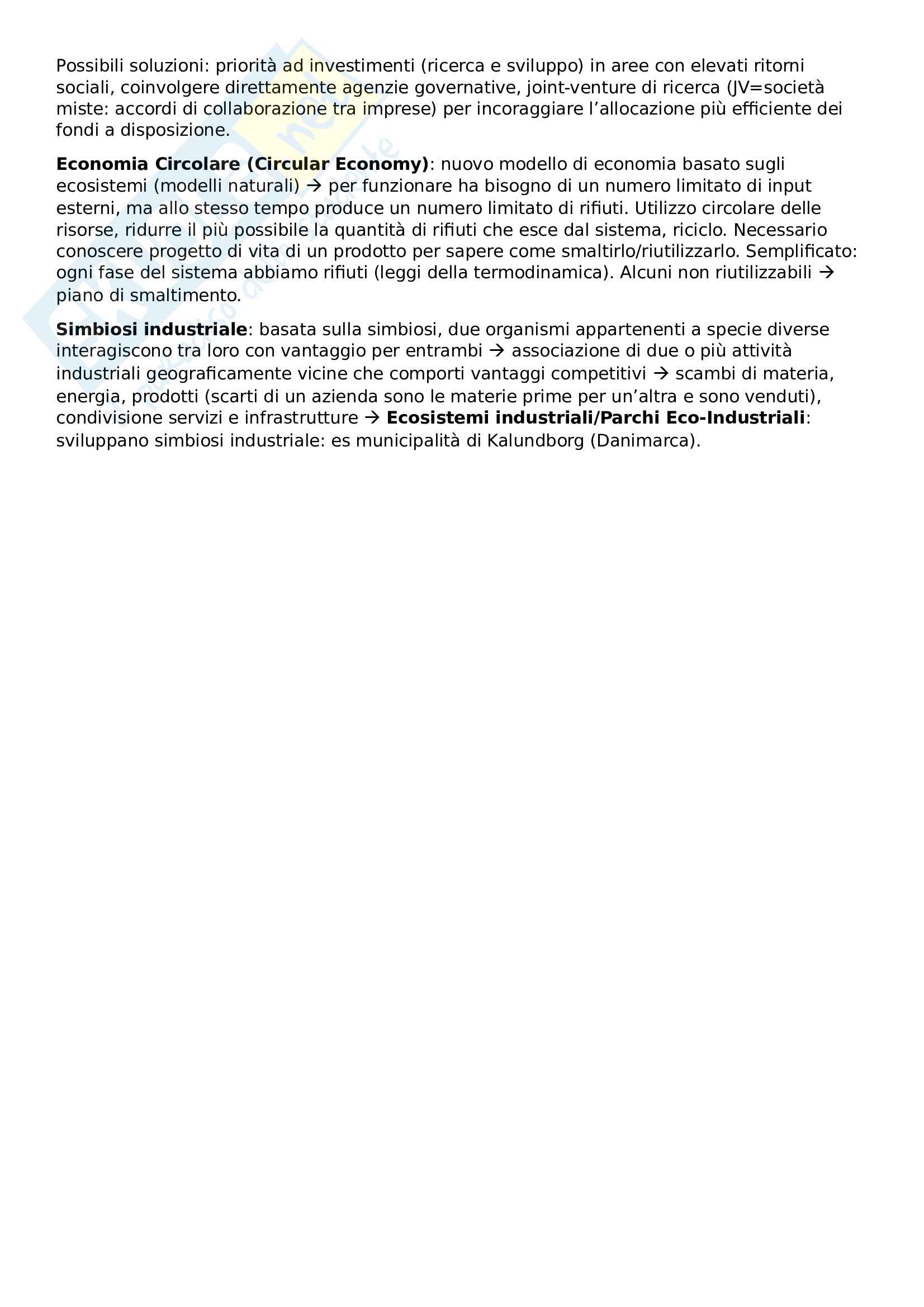 Riassunto Economia dell'ambiente, prof I. Mannino Pag. 16