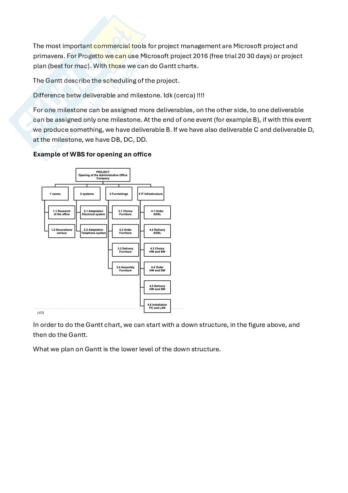 Appunti Project management (in inglese) Pag. 26