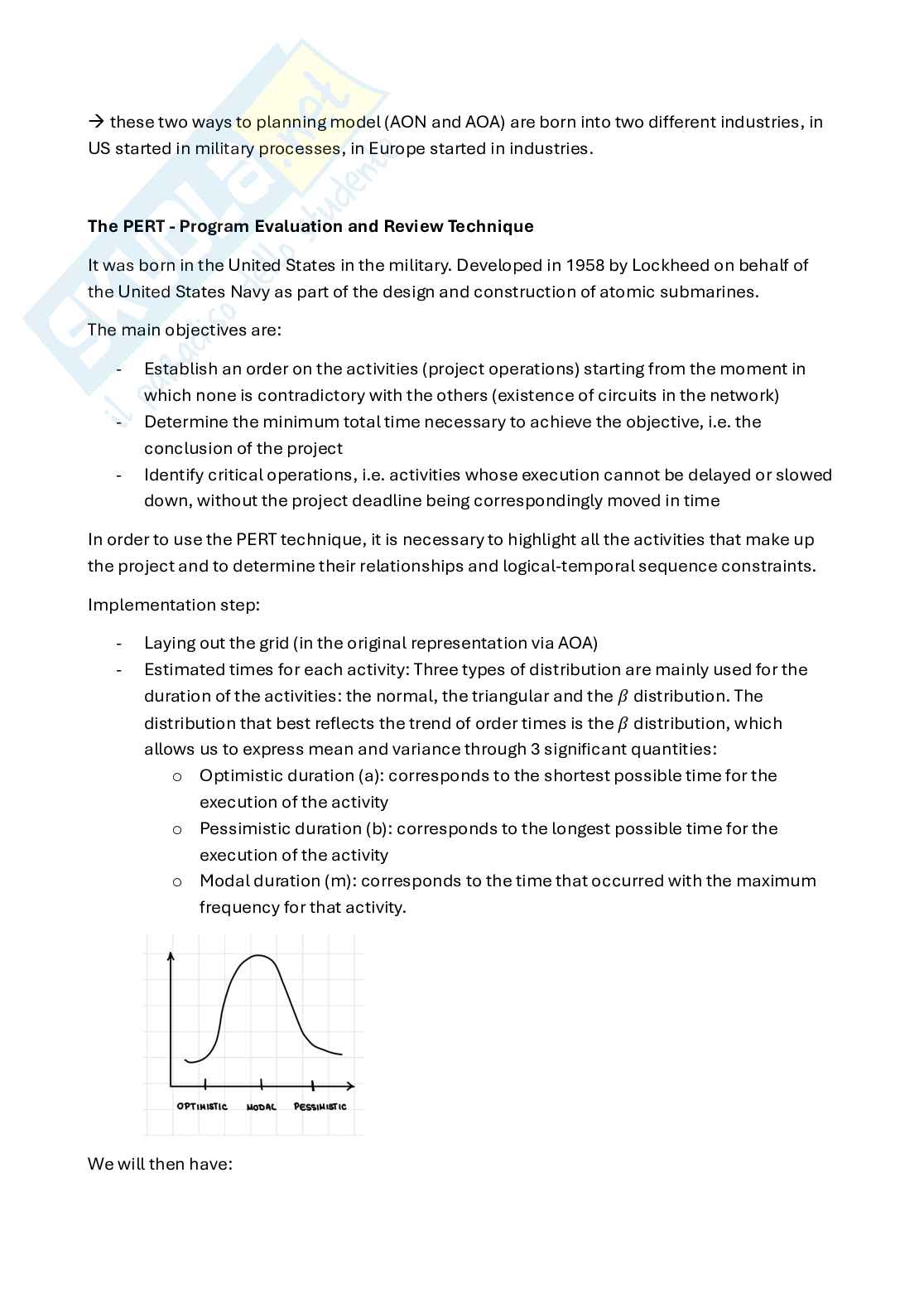 Appunti Project management (in inglese) Pag. 31