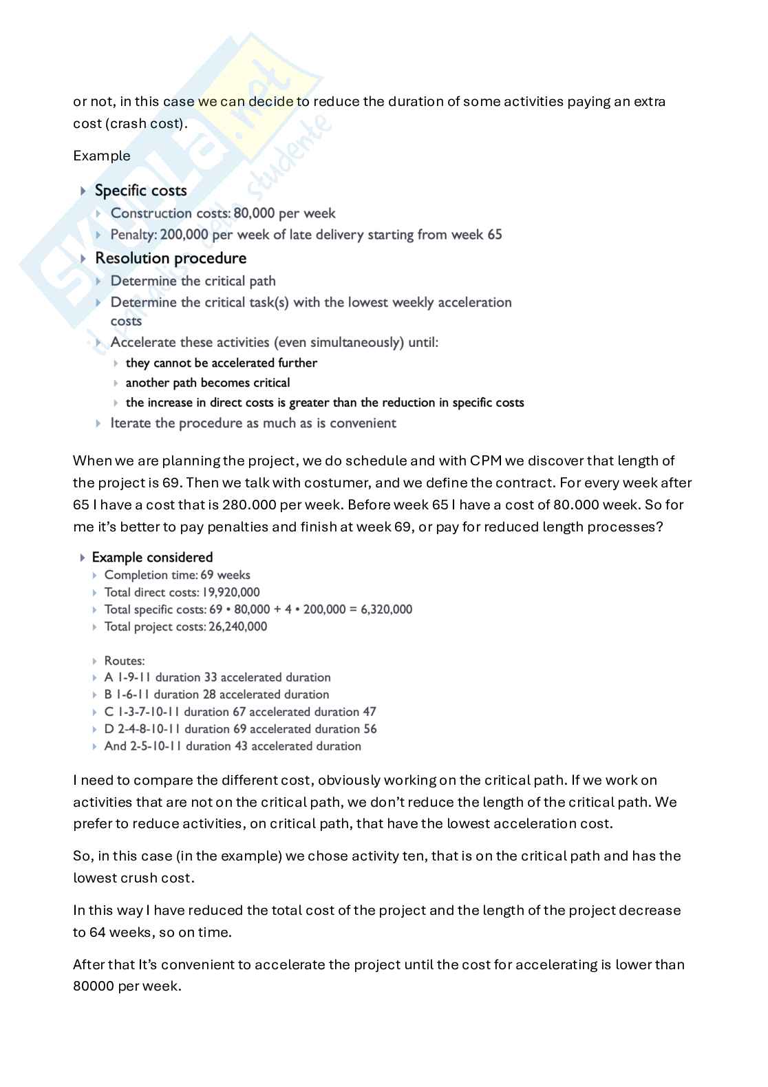 Appunti Project management (in inglese) Pag. 36