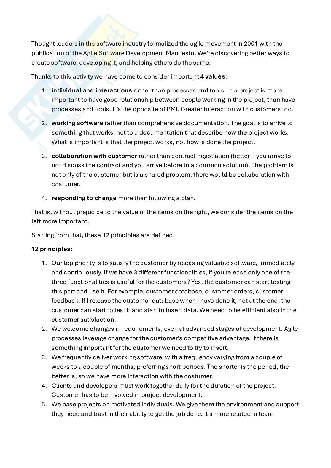 Appunti Project management (in inglese) Pag. 61