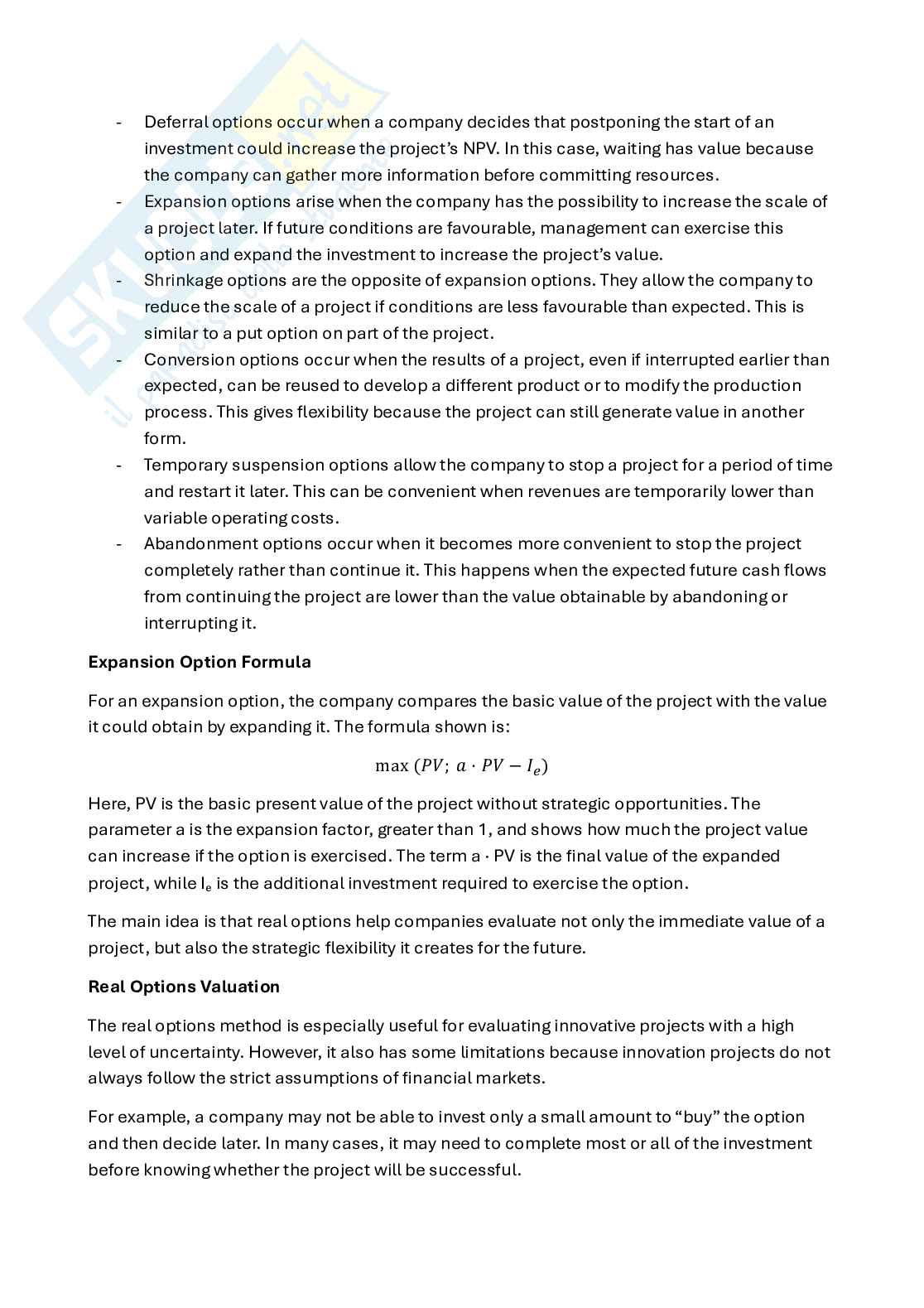 Appunti Project management (in inglese) Pag. 76
