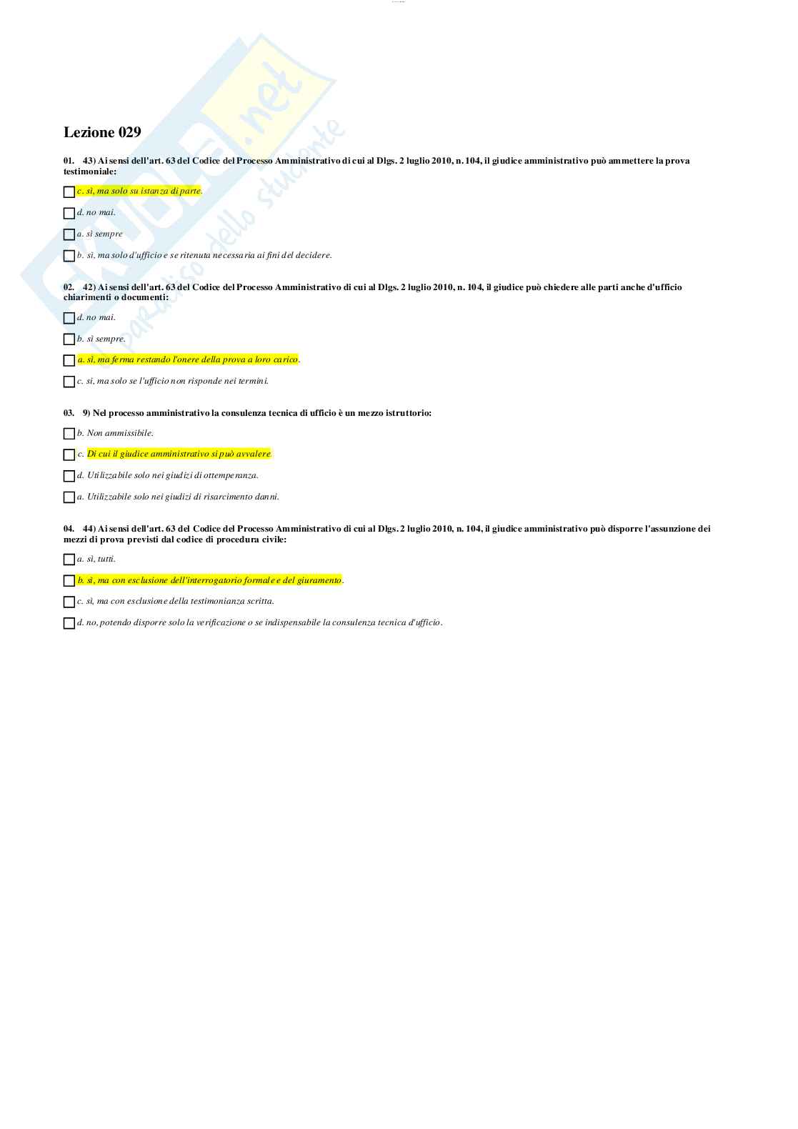 Paniere Diritto amministrativo II Pag. 26