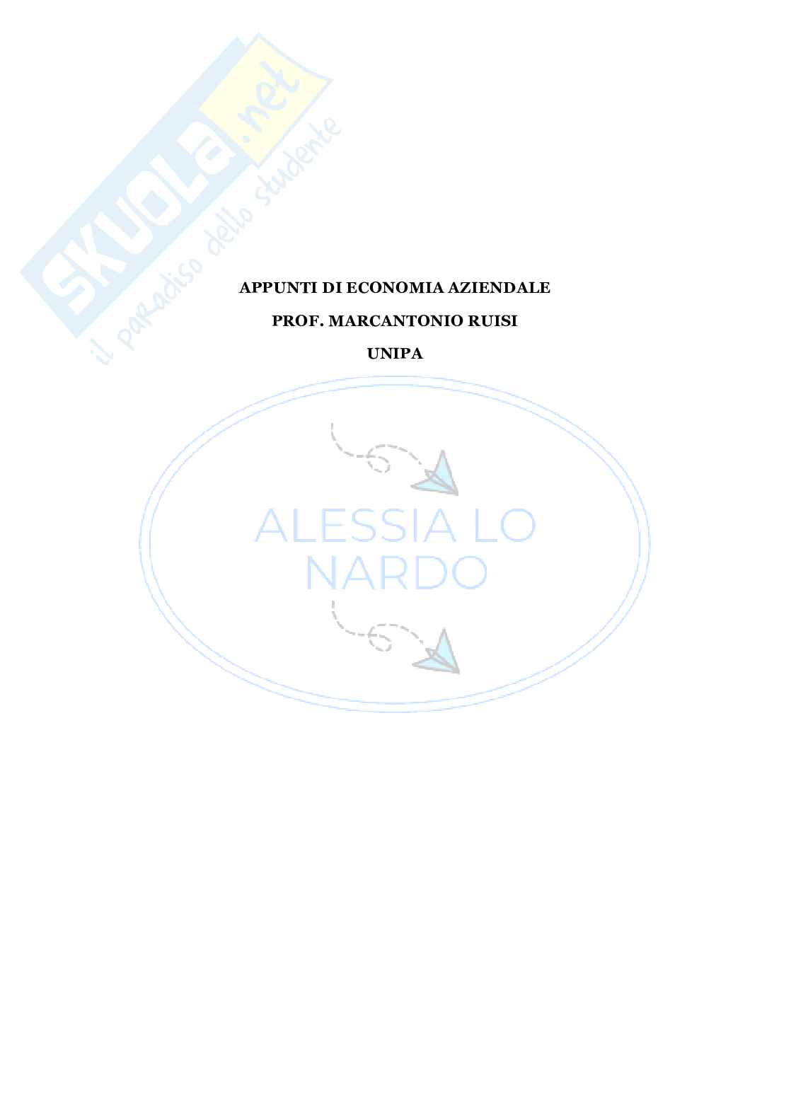 Economia aziendale Pag. 1