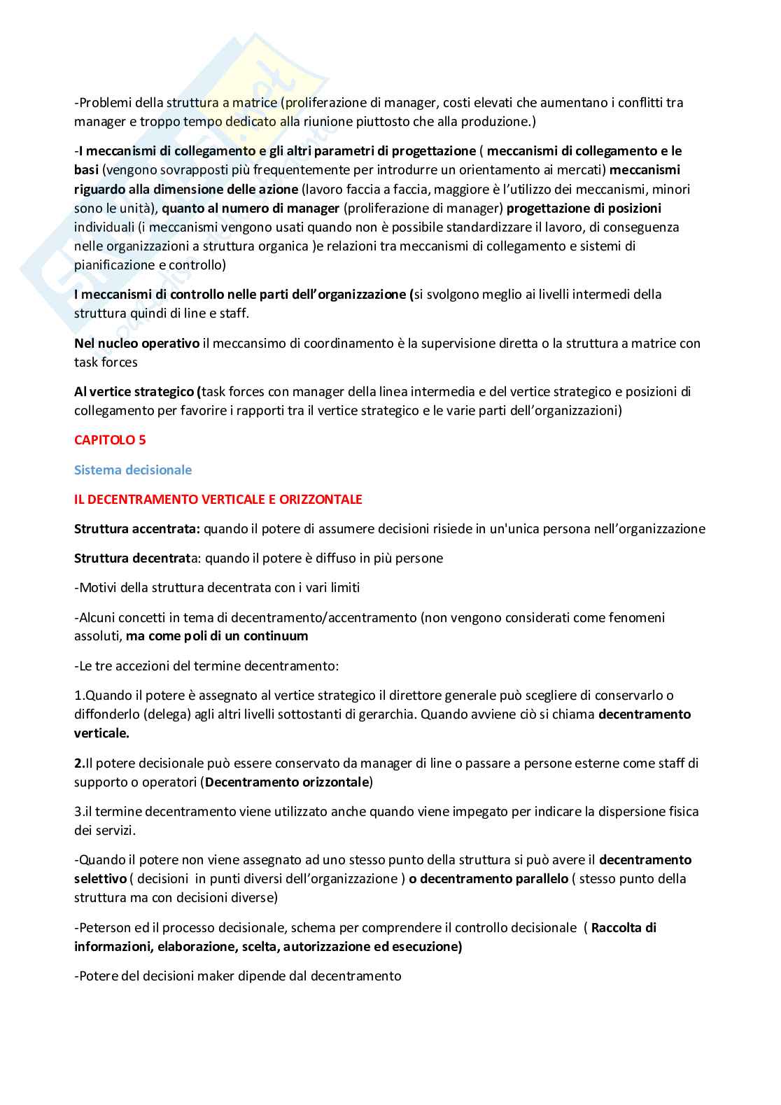 Appunti di Organizzazione dei servizi turistici Pag. 6