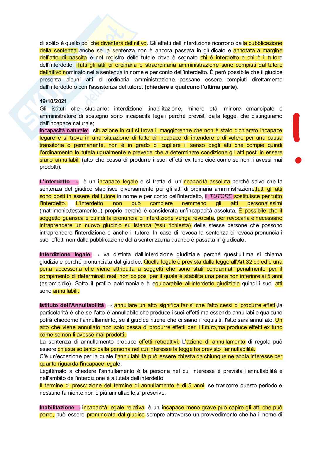 Diritto privato  Pag. 11
