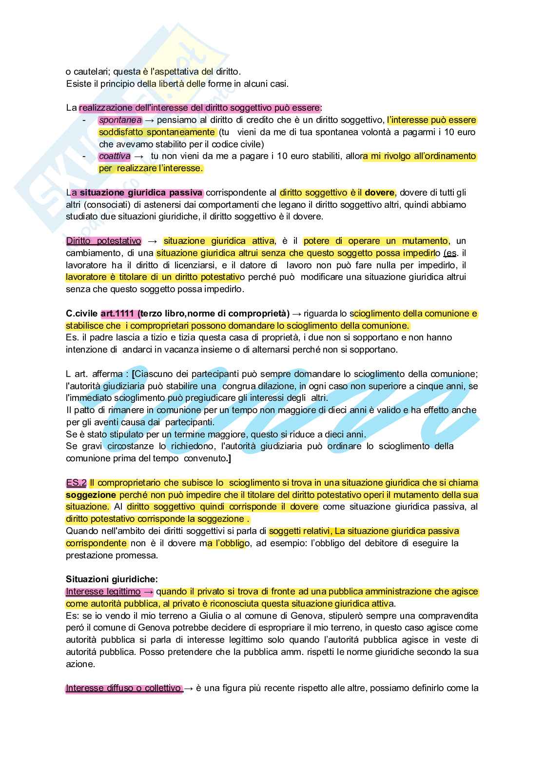Diritto privato  Pag. 6