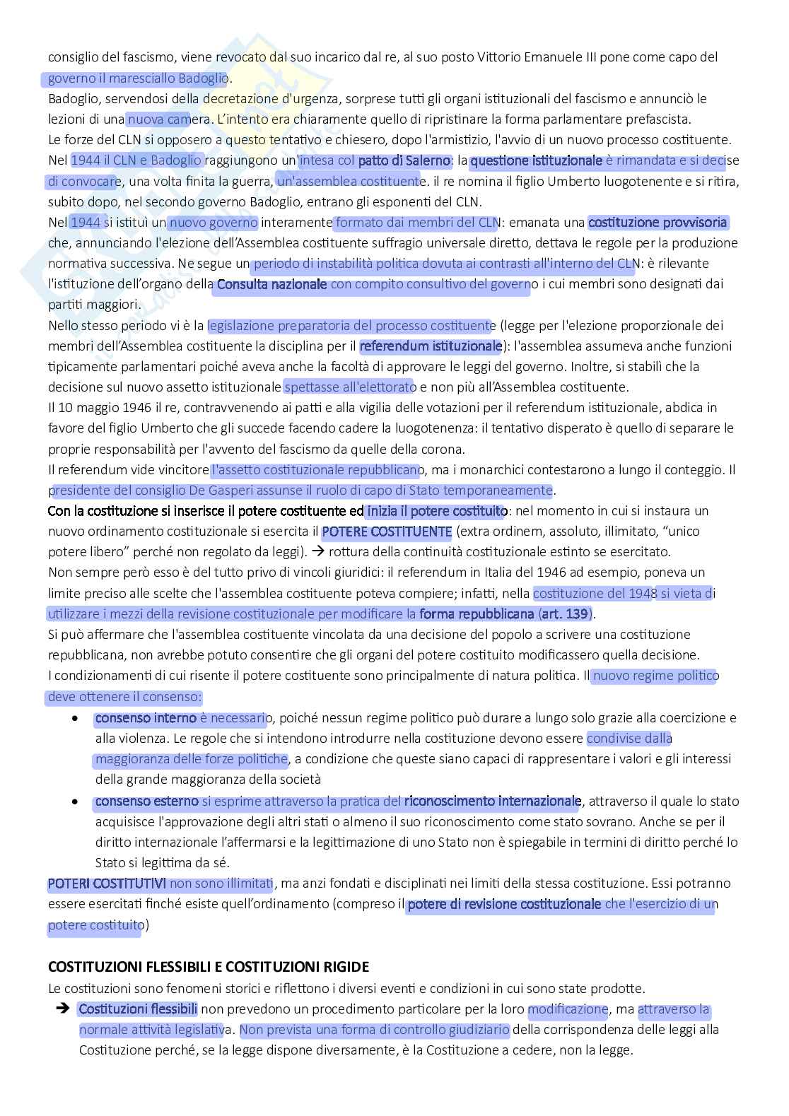 Diritto costituzionale I Pag. 36