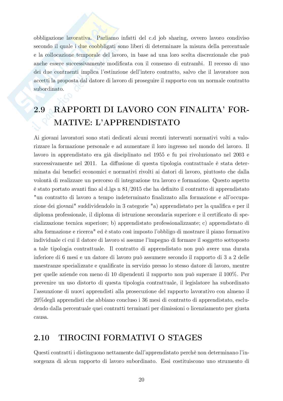 Rielaborazione Diritto del lavoro Pag. 21