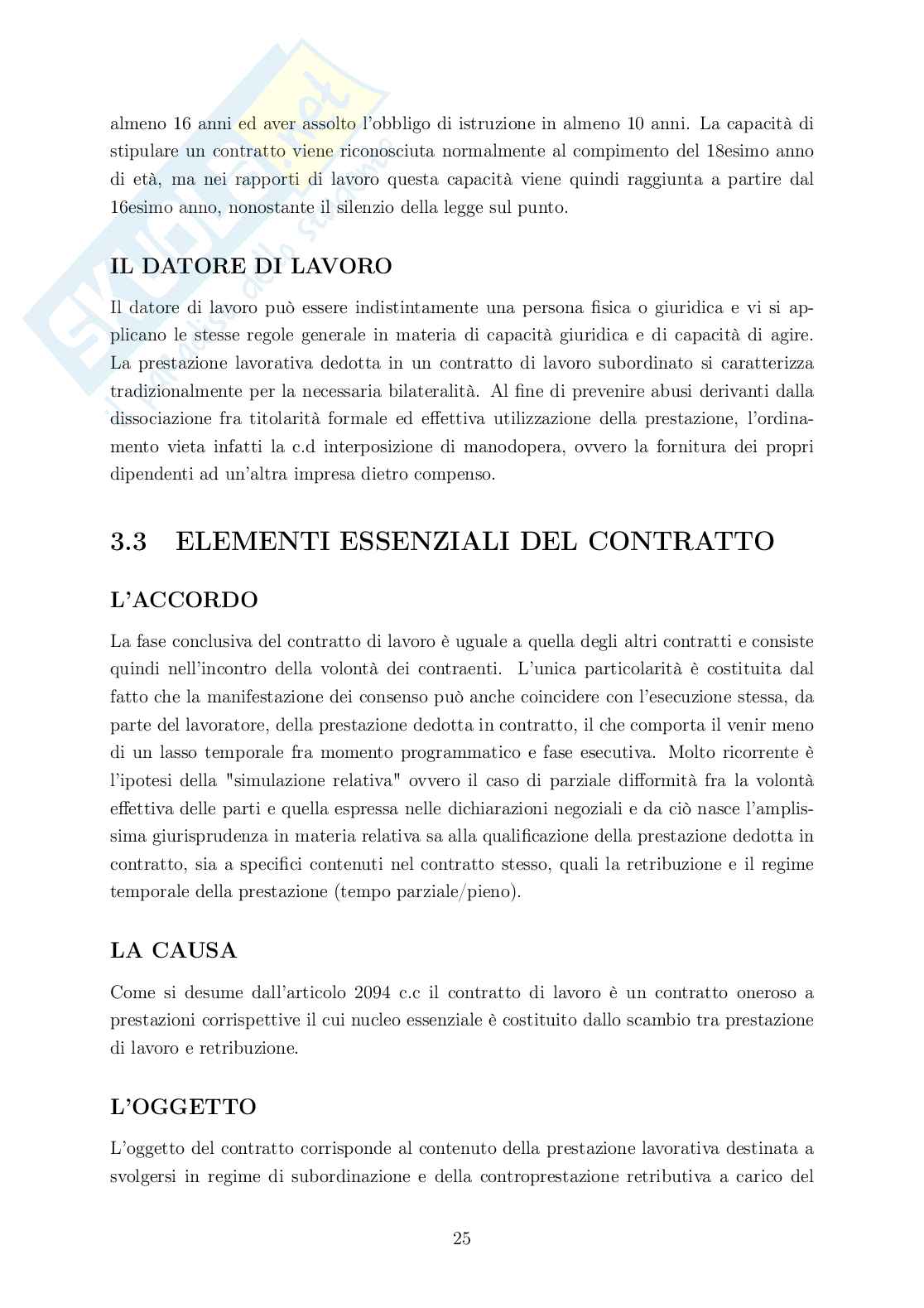 Rielaborazione Diritto del lavoro Pag. 26