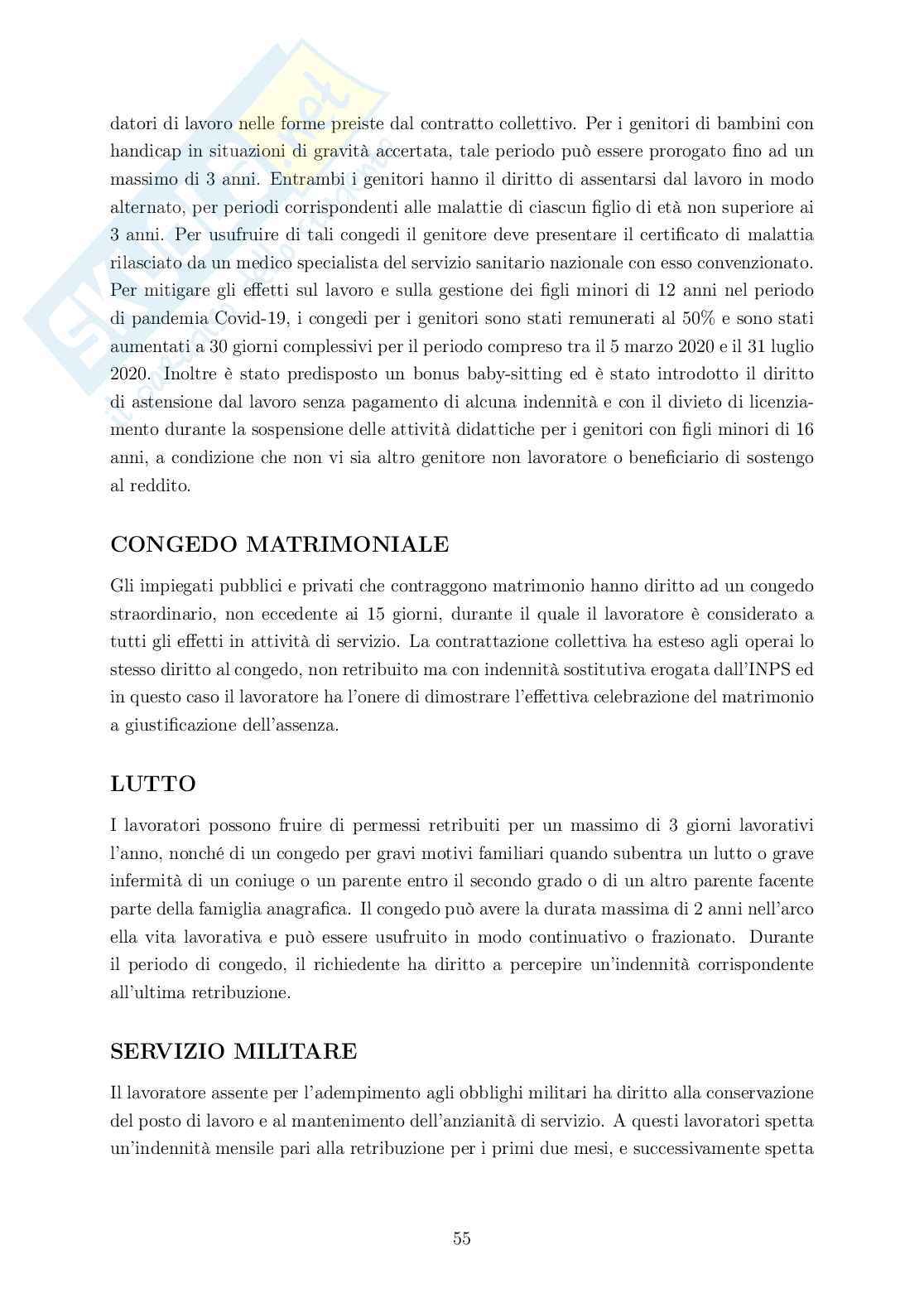 Rielaborazione Diritto del lavoro Pag. 56