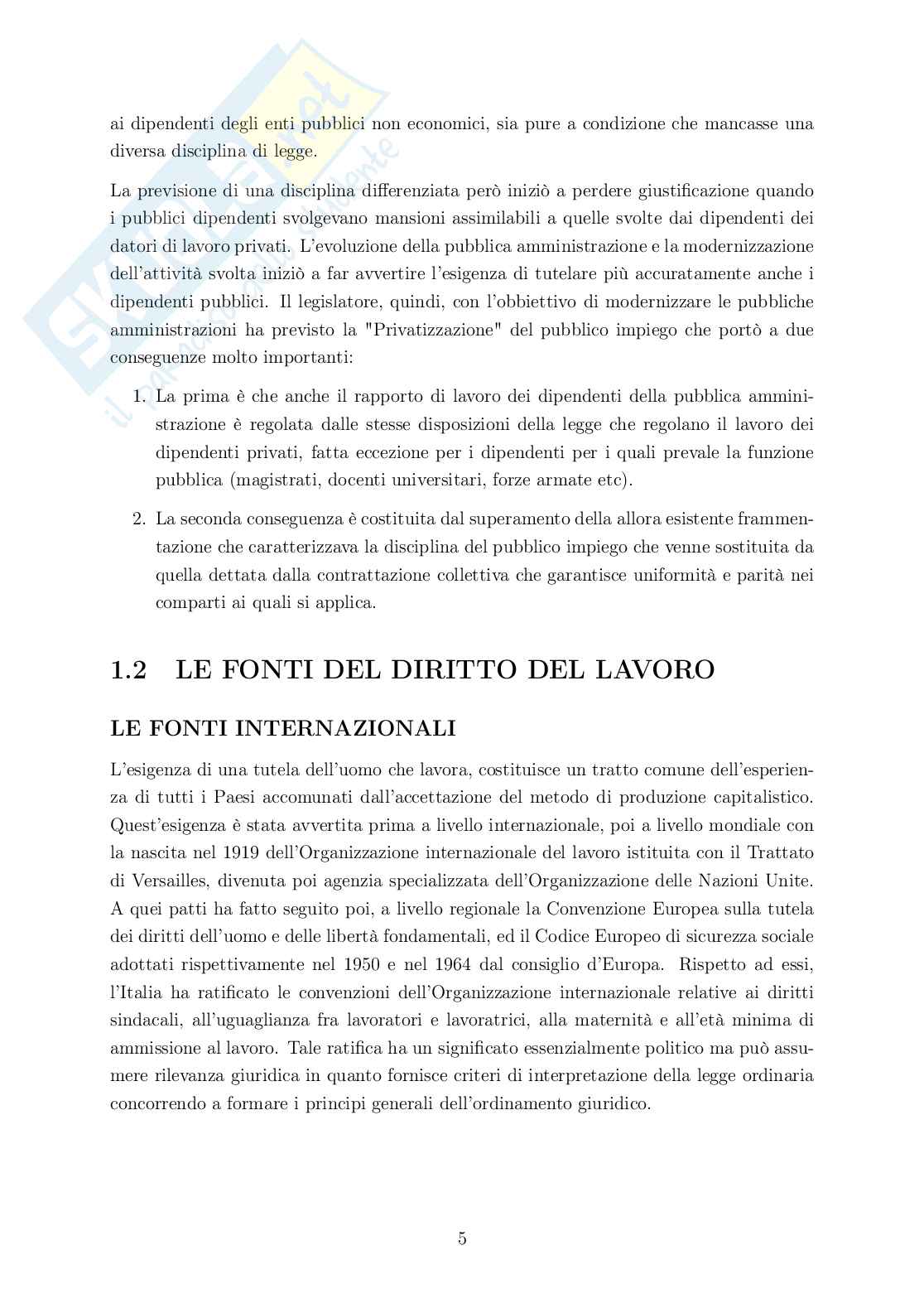 Rielaborazione Diritto del lavoro Pag. 6