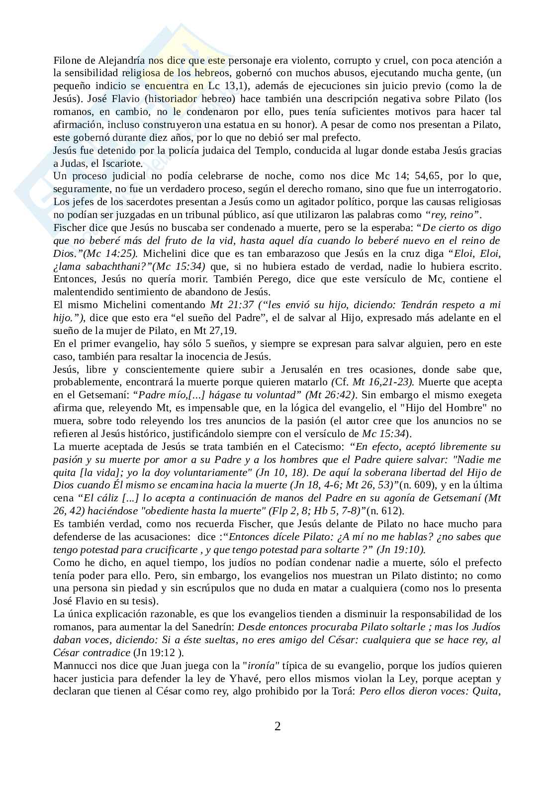 Come è morto realmente Gesù e perché è morto?  Pag. 2