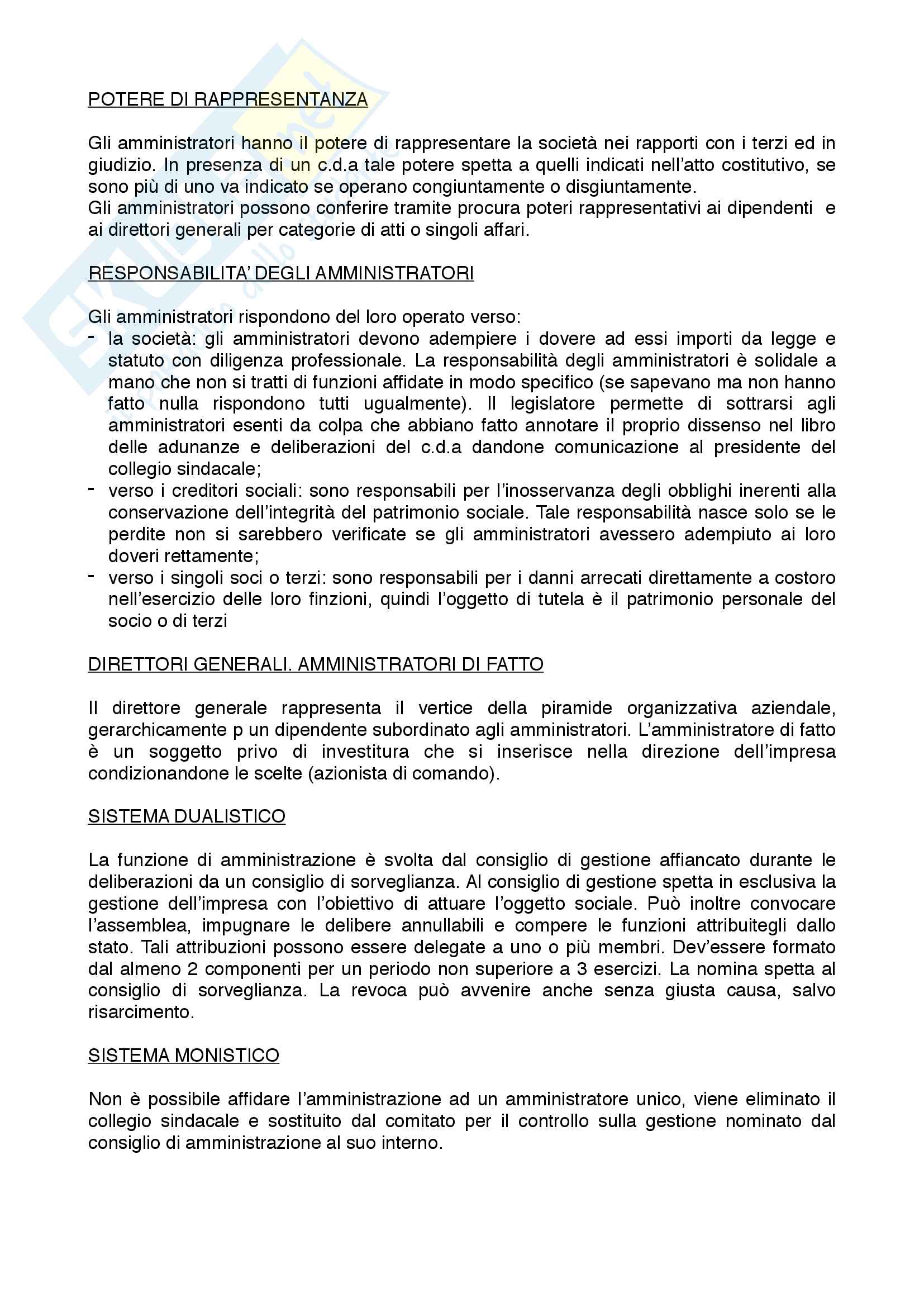 Diritto commerciale - parte 2 e 3 (società e contratti) Pag. 21