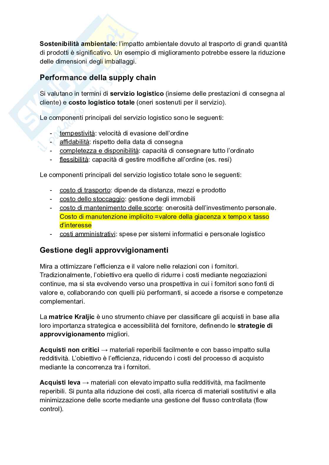 Appunti completi di Economia e gestione delle imprese Pag. 66