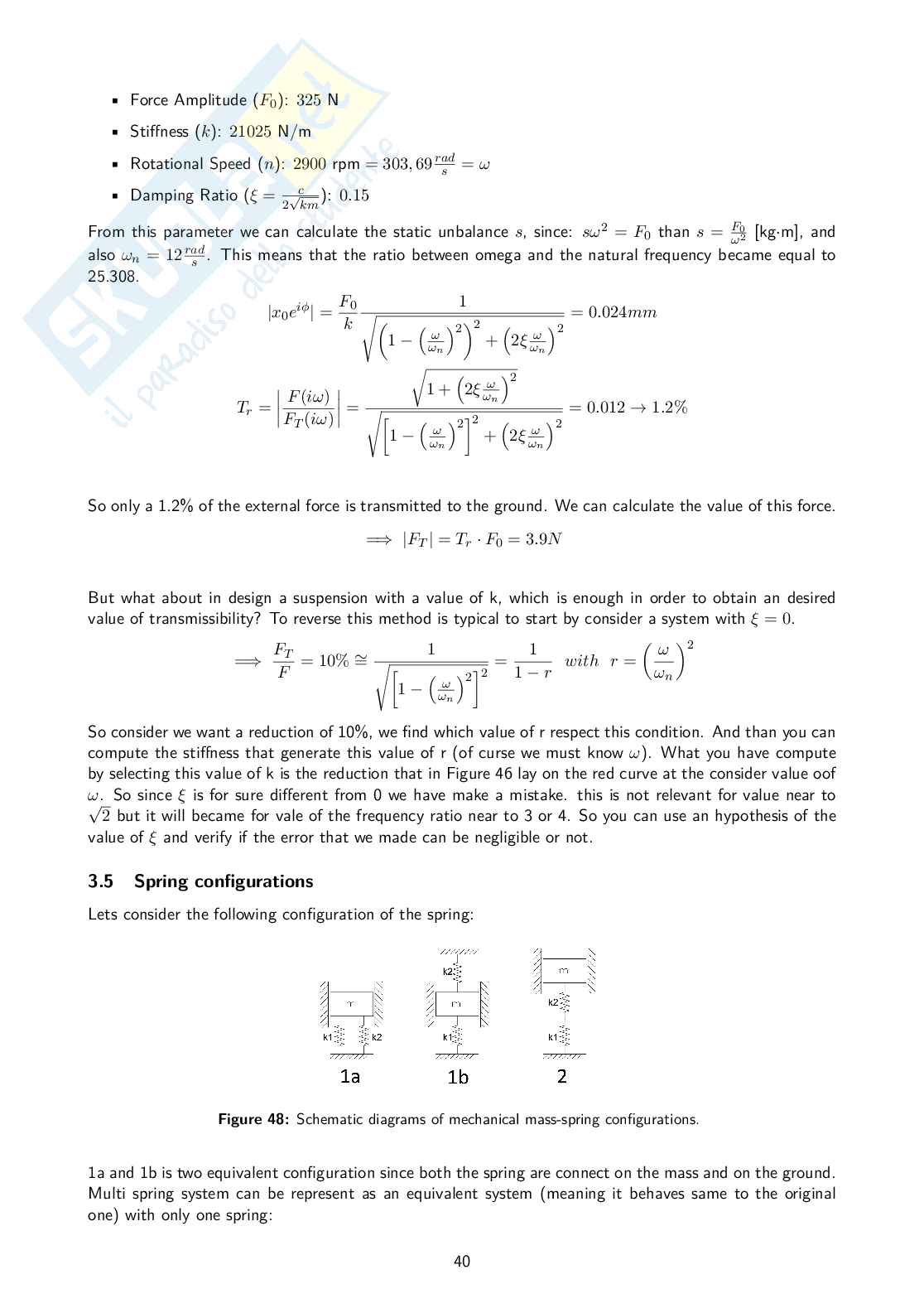 Dynamics and vibrations - Appunti Pag. 41