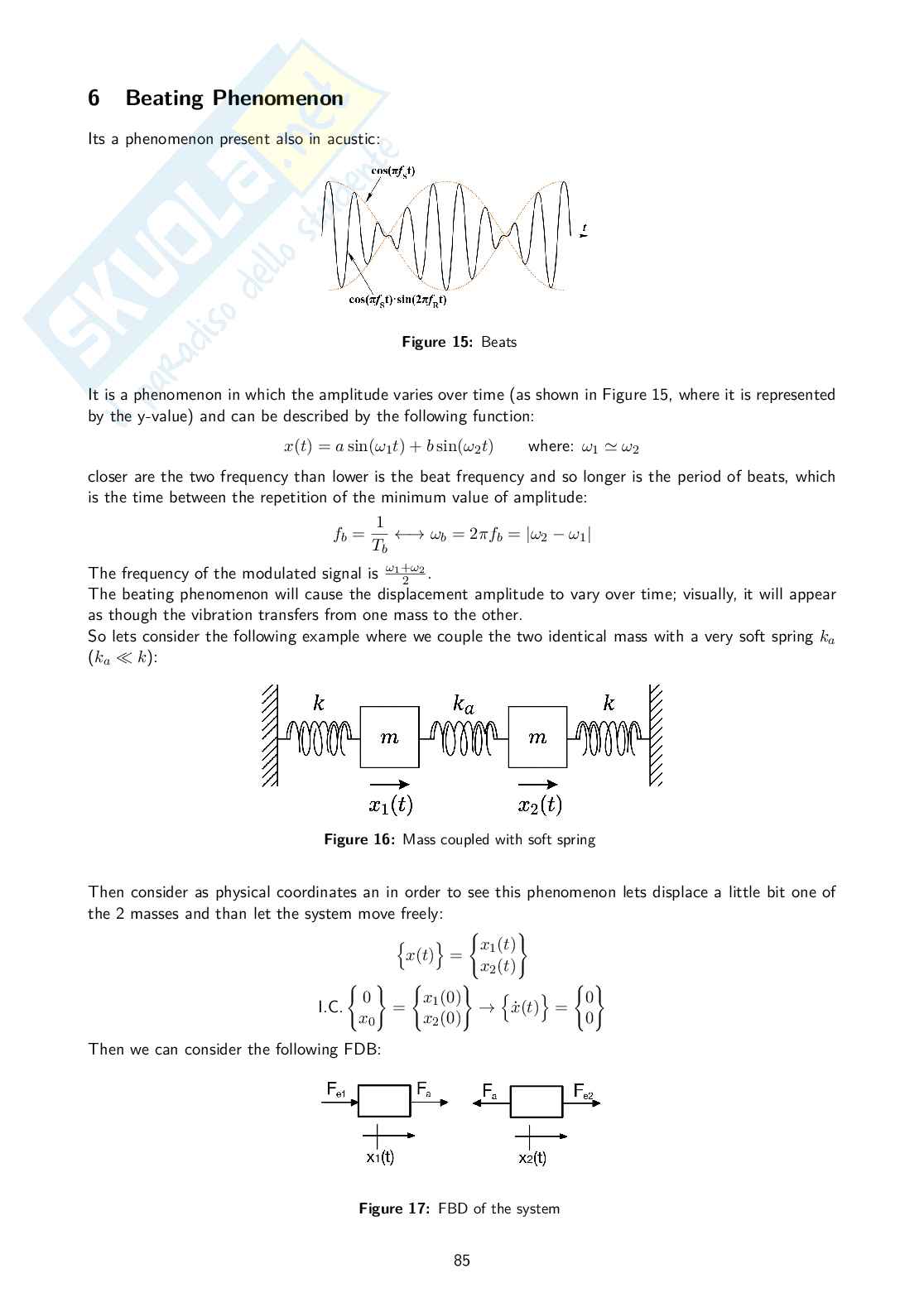 Dynamics and vibrations - Appunti Pag. 86