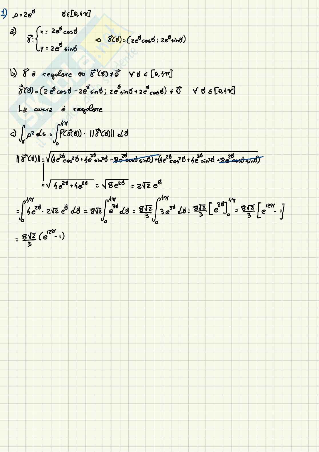 Prove vecchie svolte Analisi matematica 2 Pag. 21