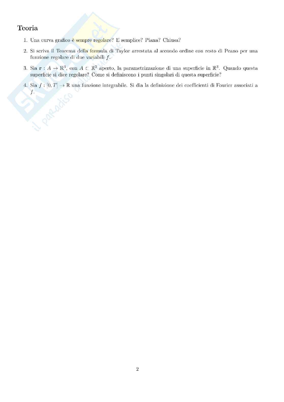 Prove vecchie svolte Analisi matematica 2 Pag. 26