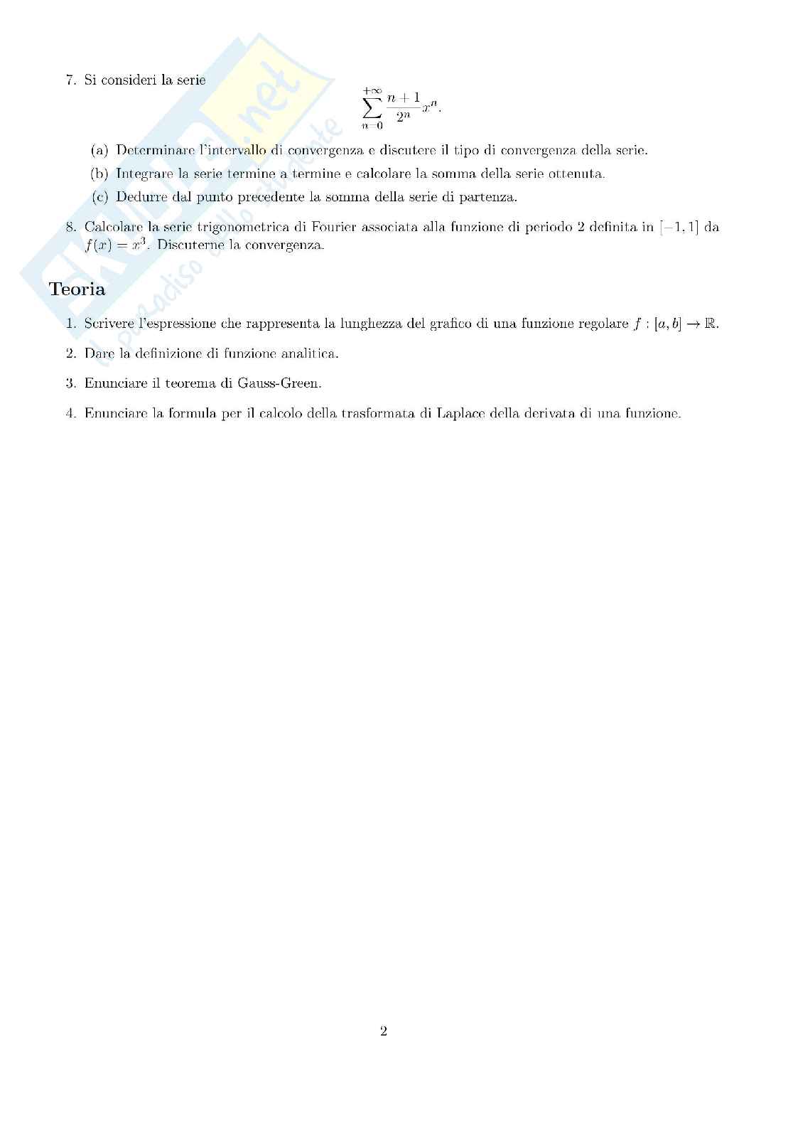 Prove vecchie svolte Analisi matematica 2 Pag. 46