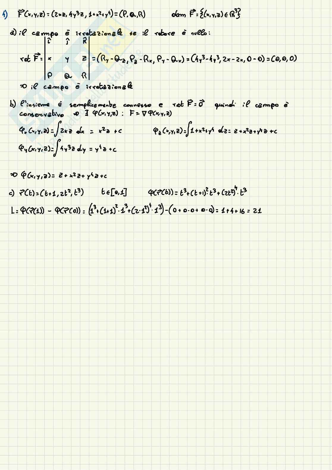 Prove vecchie svolte Analisi matematica 2 Pag. 6