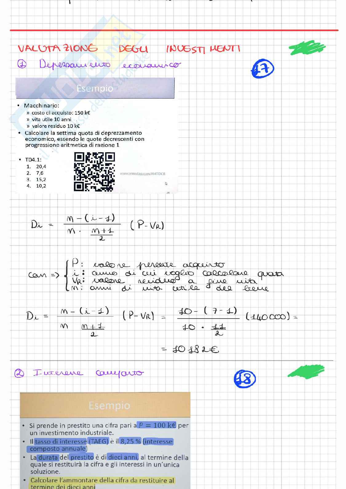 Esercizi su slides Impianti industriali  Pag. 16
