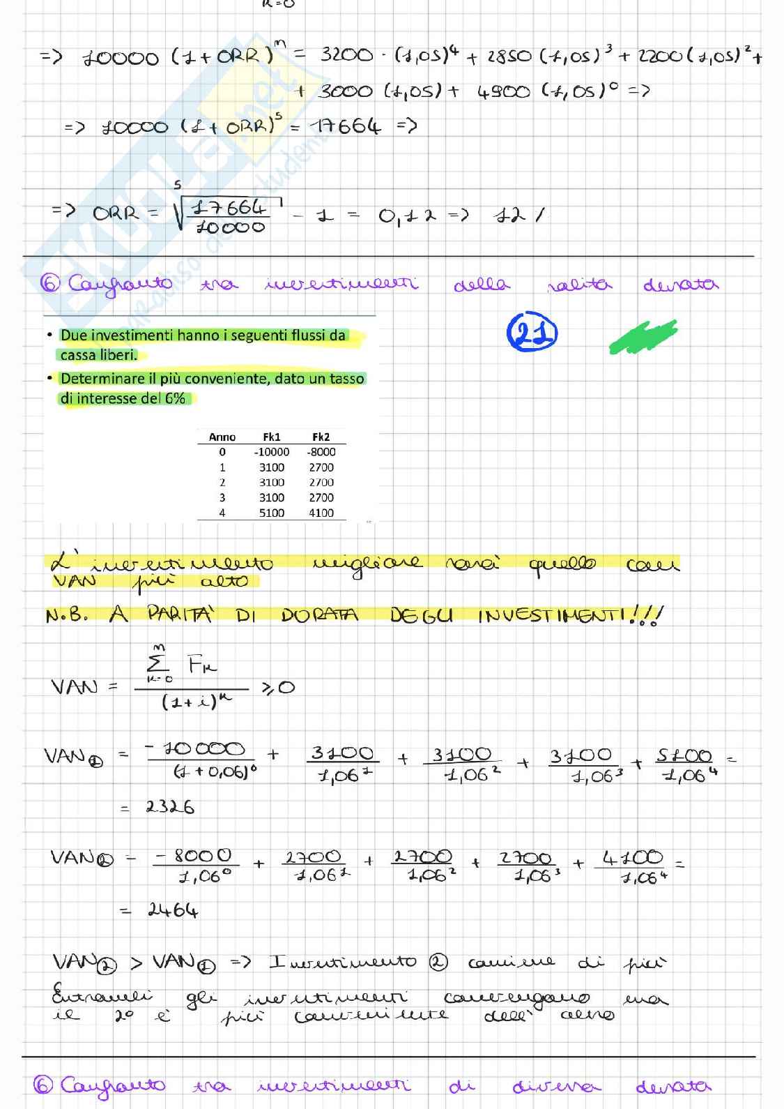 Esercizi su slides Impianti industriali  Pag. 21