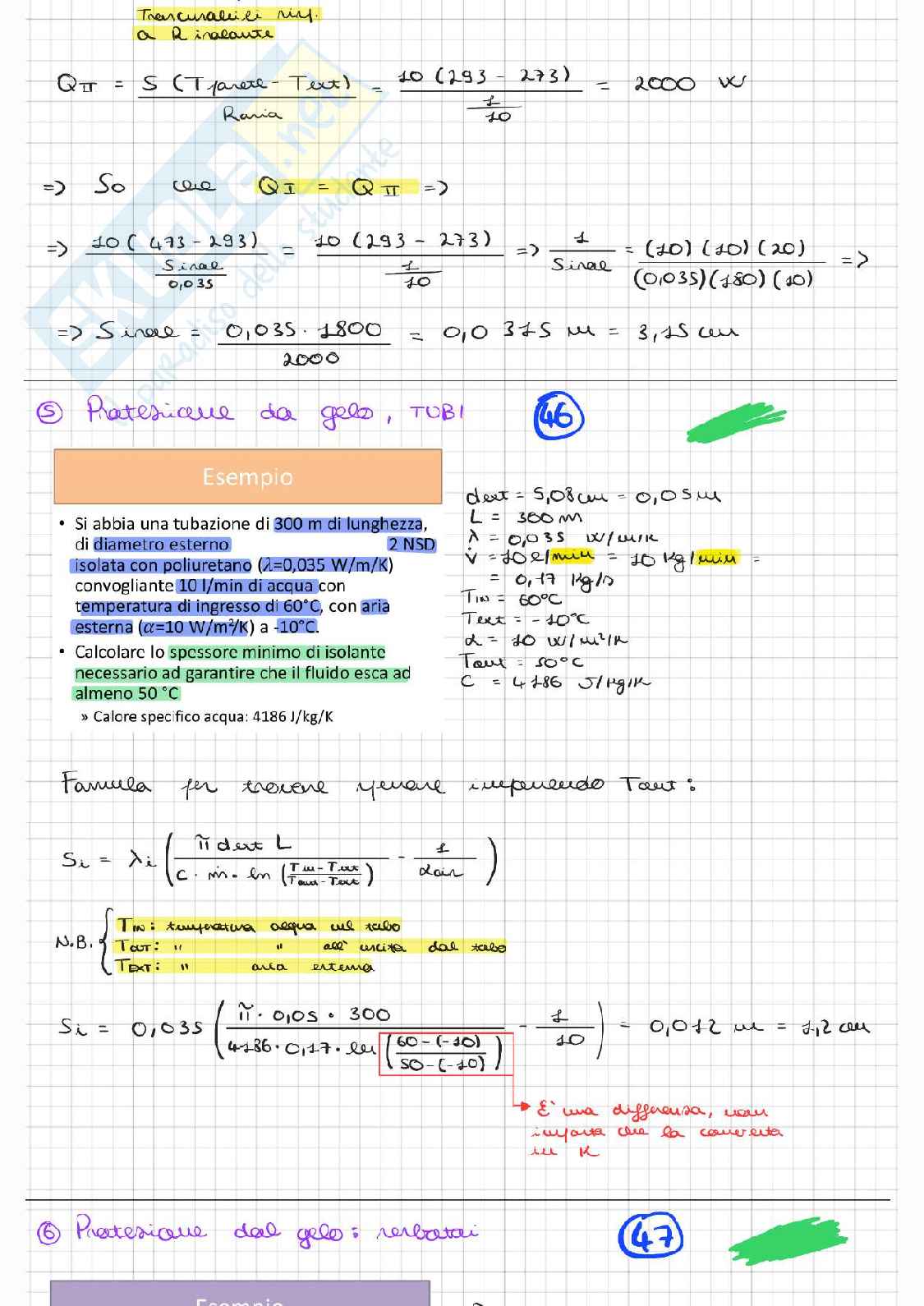 Esercizi su slides Impianti industriali  Pag. 56