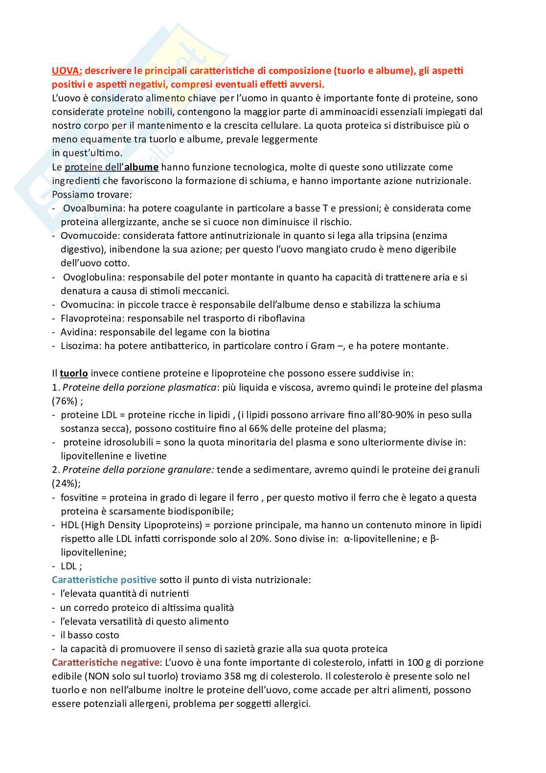 Prodotti alimentari - Domande Pag. 2