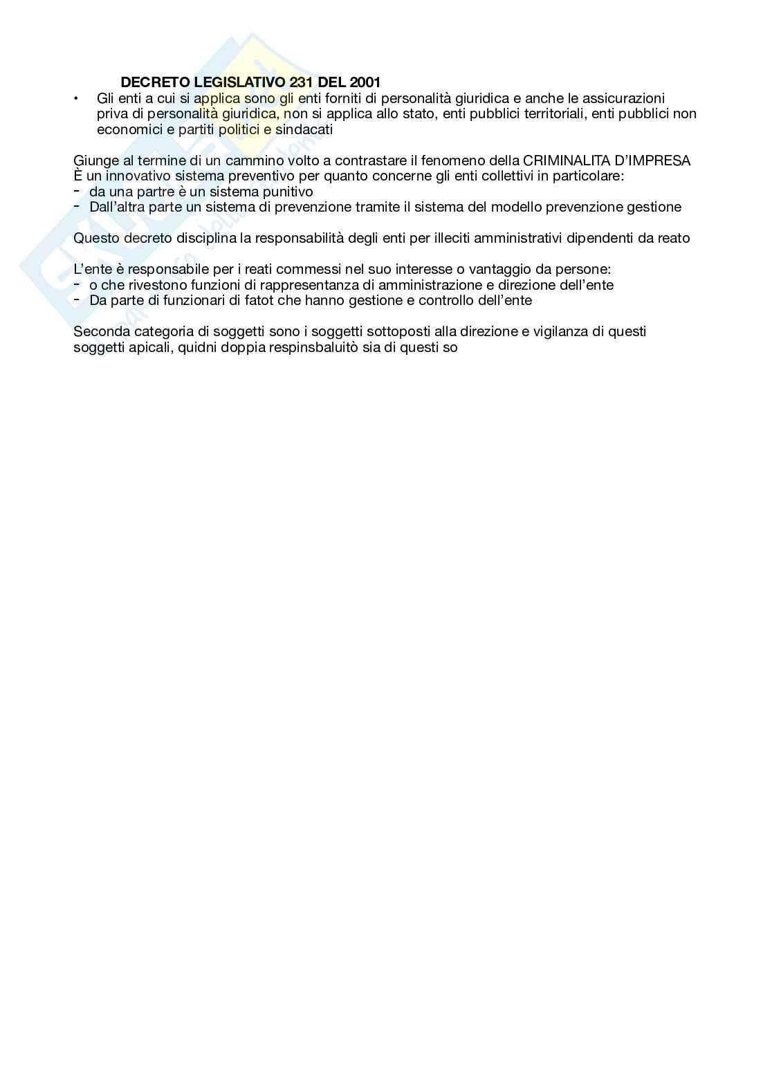 Schemi riassuntivi dell'esame di Diritto amministrativo, parte di diritto dell'anticorruzione  Pag. 6