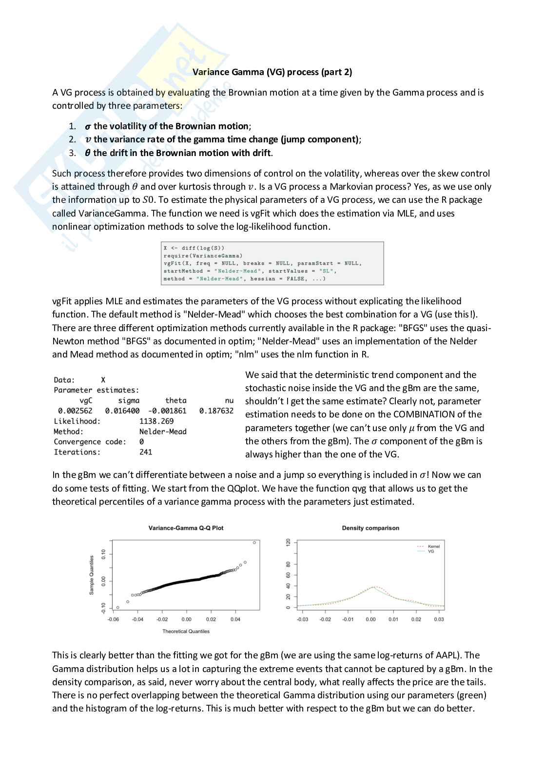 Applied Statistics for finance - Appunti completi (ENG) Pag. 16