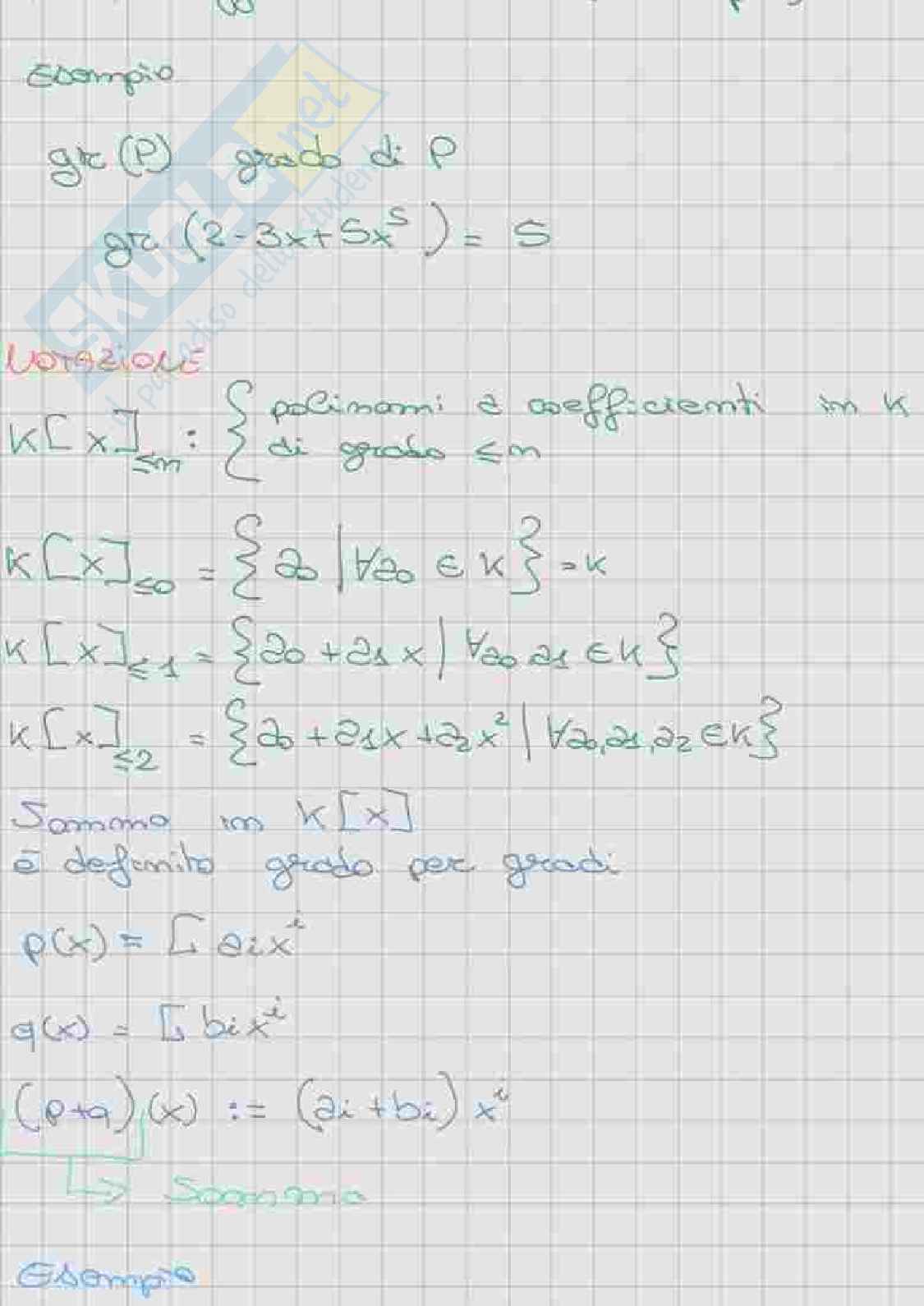 Appunti lezioni Geometria Pag. 11