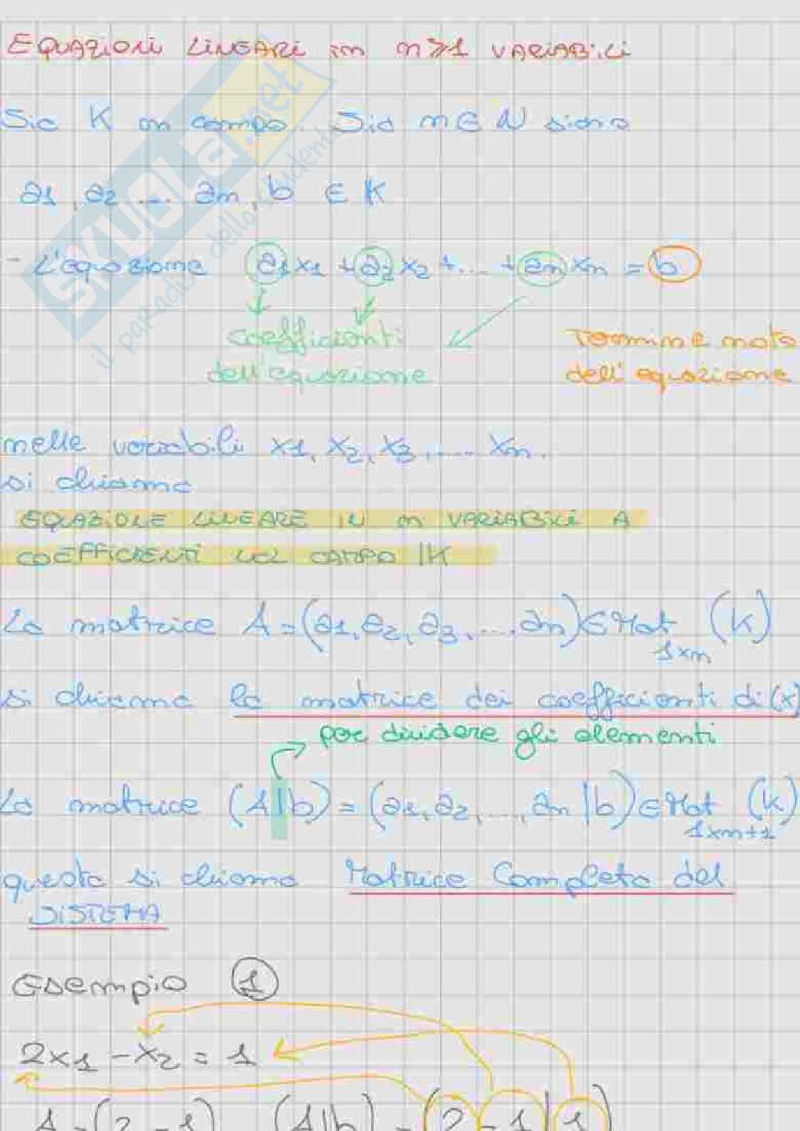 Appunti lezioni Geometria Pag. 26