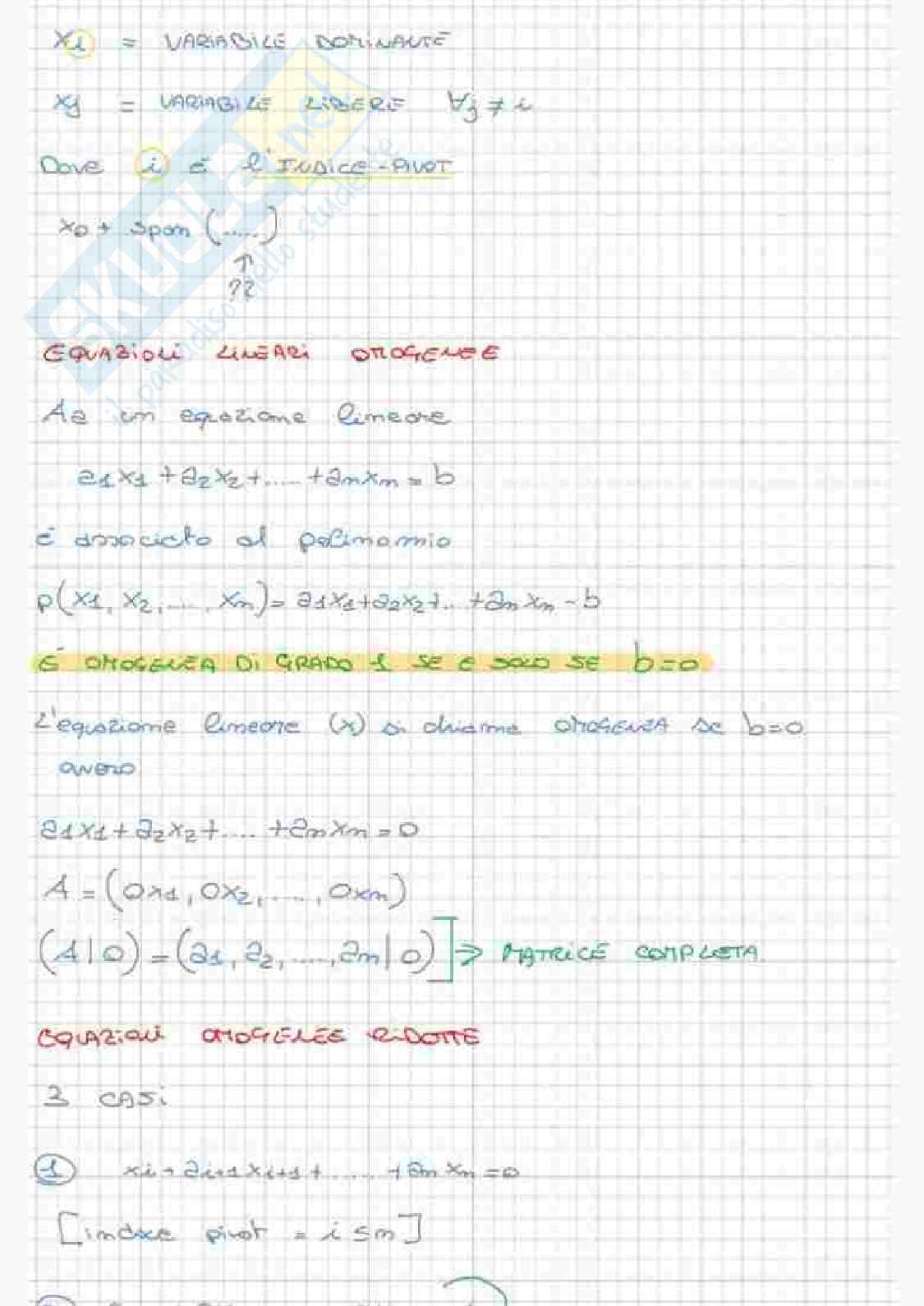 Appunti lezioni Geometria Pag. 41