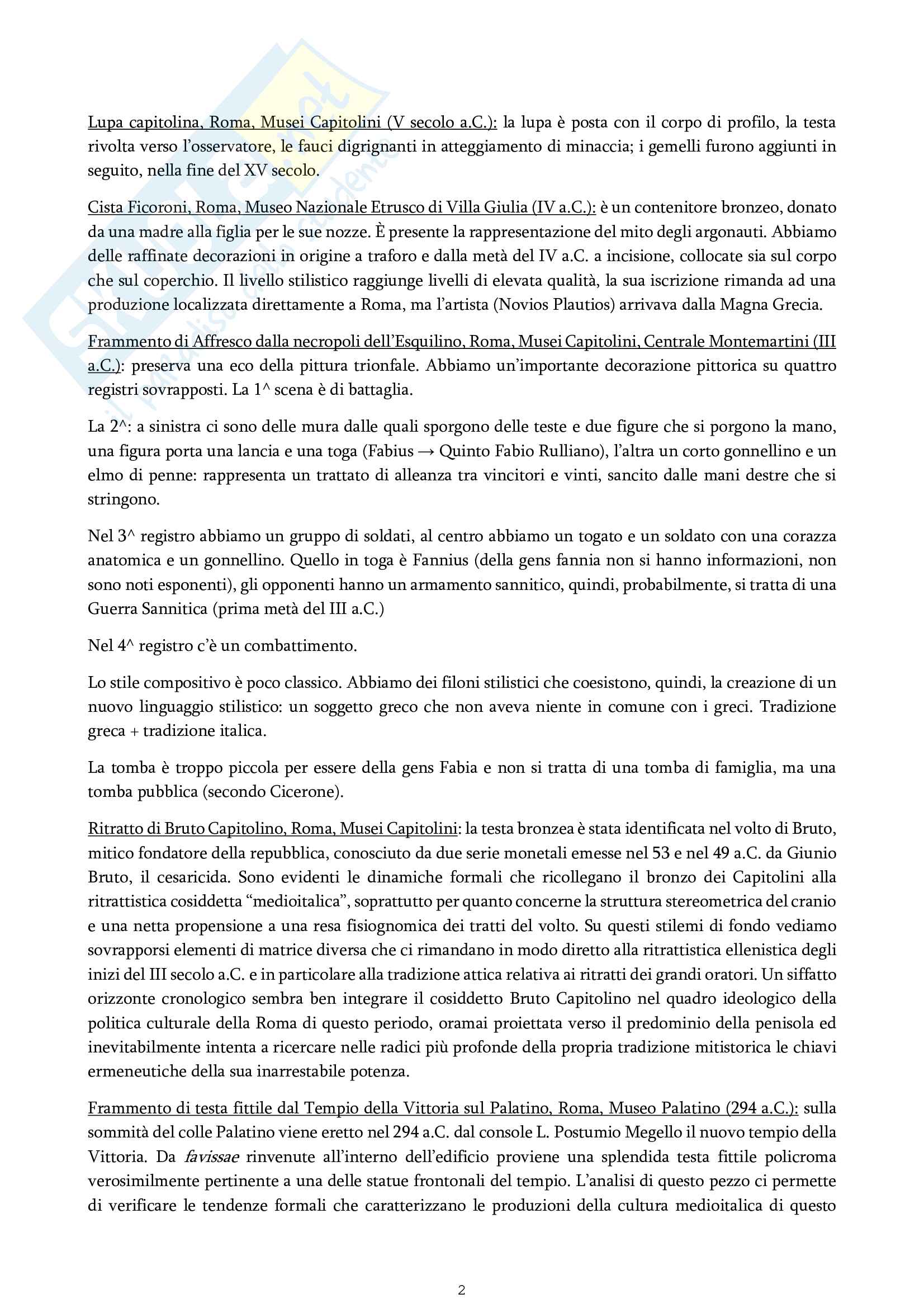 Appunti esame archeologia romana Pag. 2
