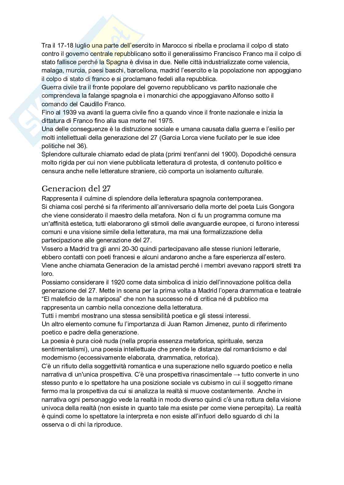 Letteratura spagnola 1 Pag. 2