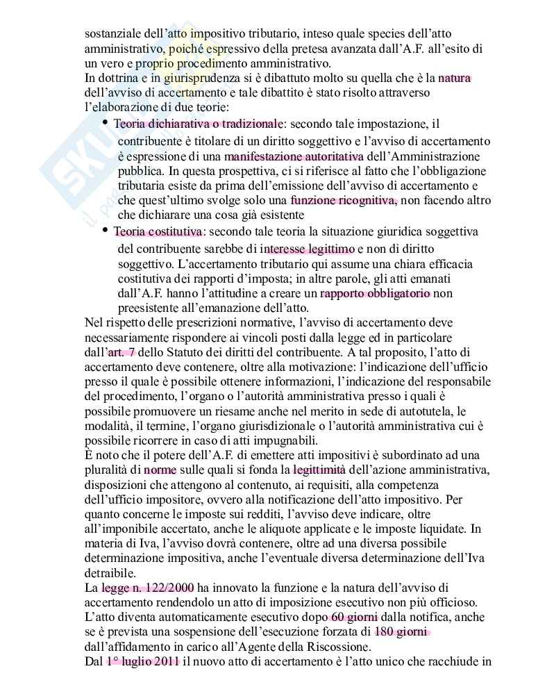 Diritto finanziario e tributario Pag. 46