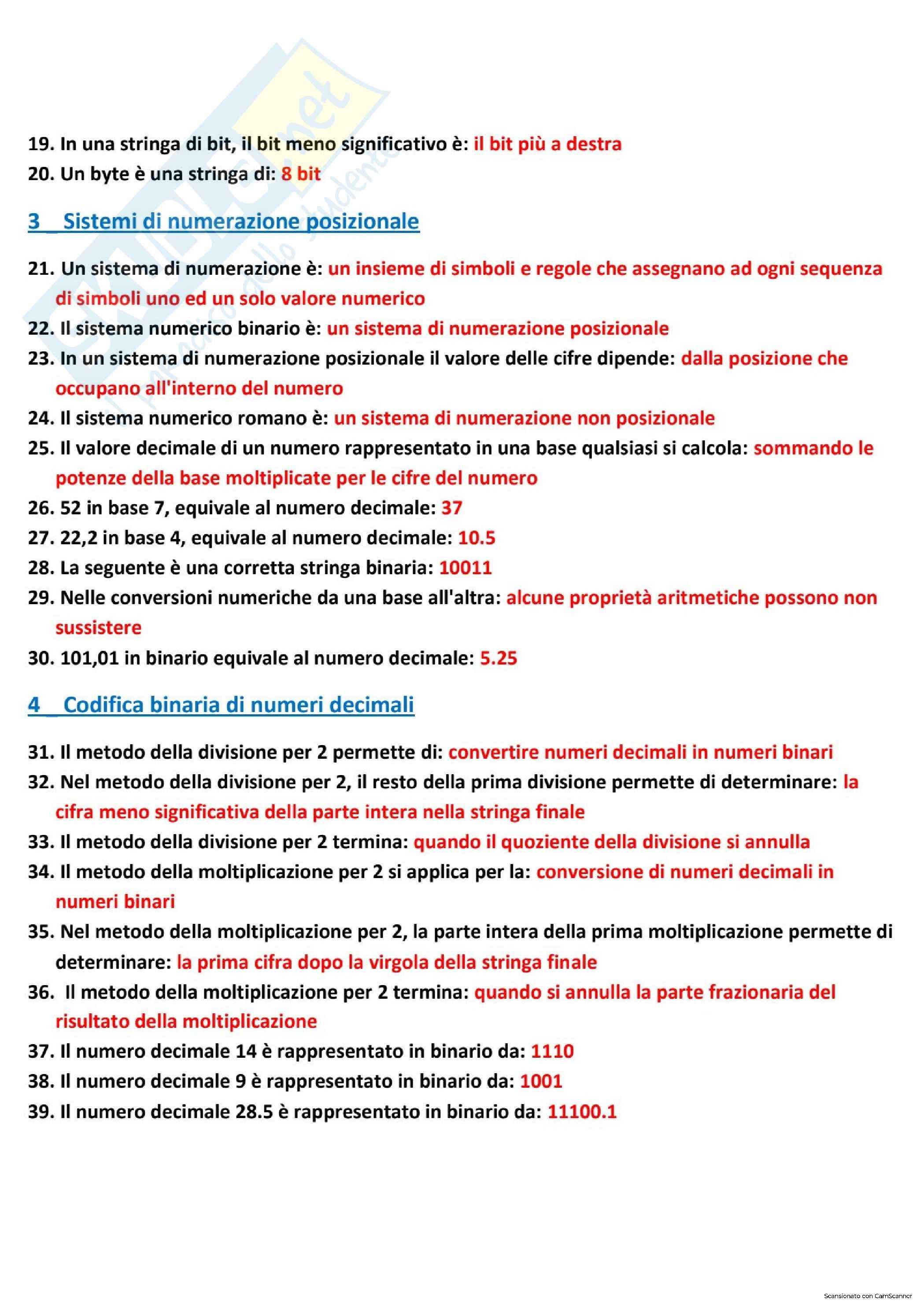 Paniere Informatica, aggiornato e completo. In ordine Pag. 2